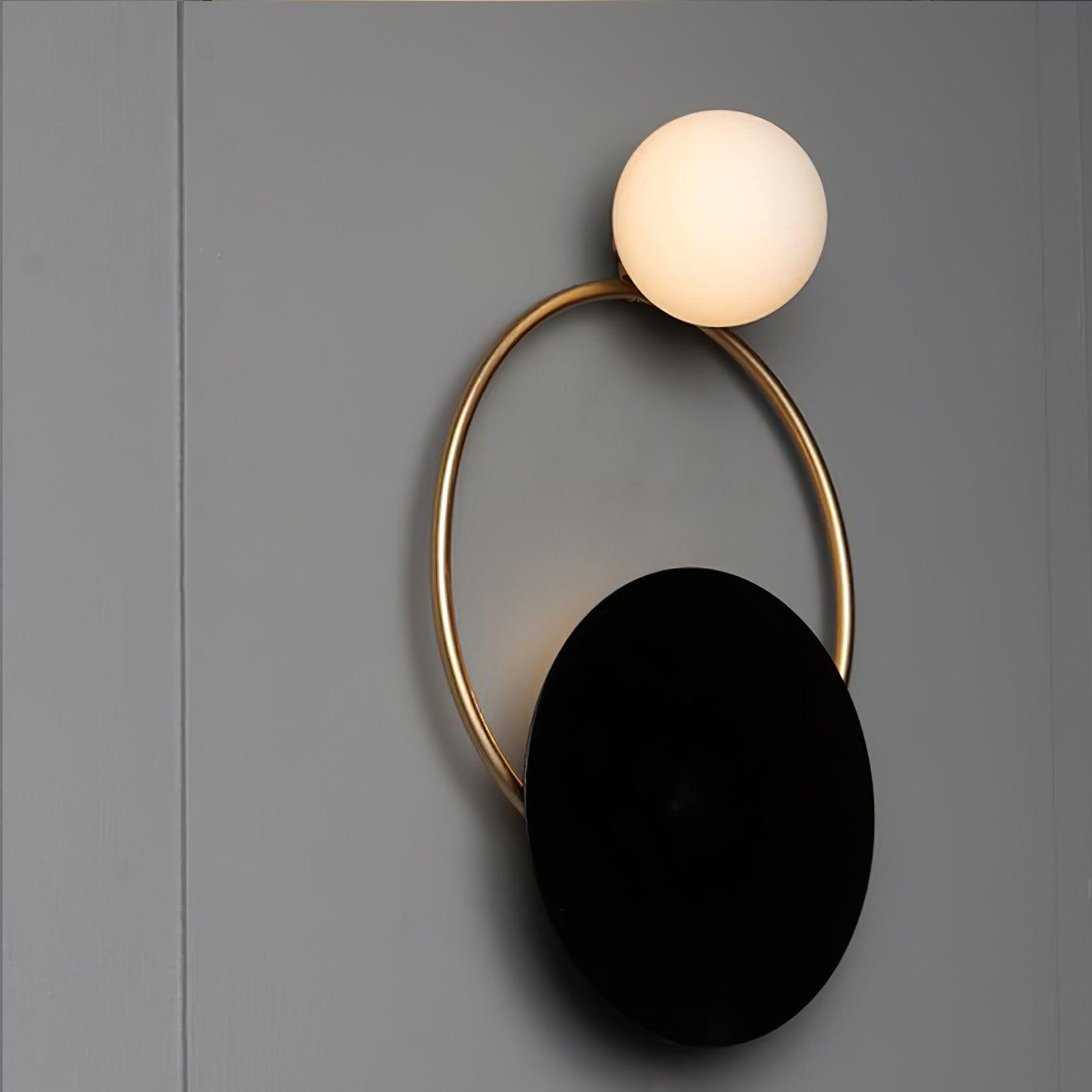 Arisha Moderno LED Triplo Anelli Metallo Vetro Applique