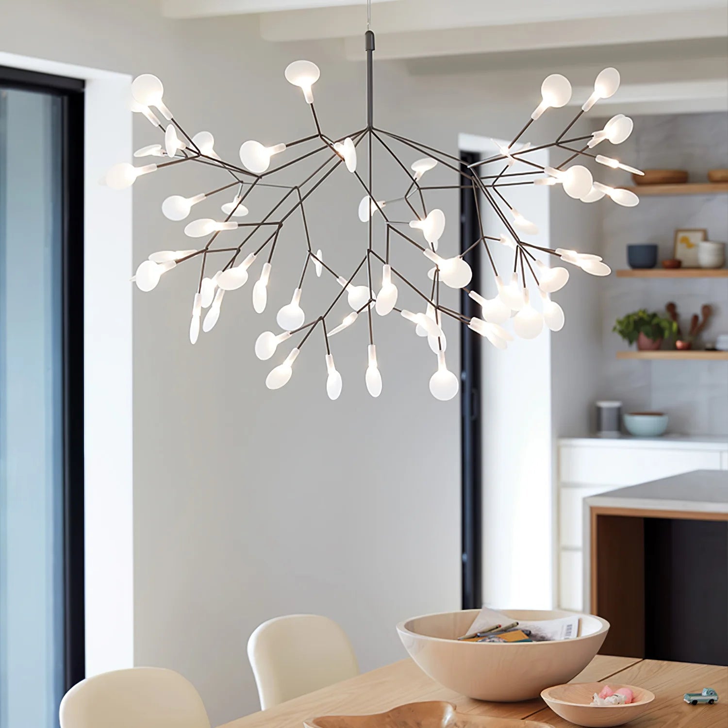 Olivia Lampadario Unico Sputnik Art Deco Lucciola
