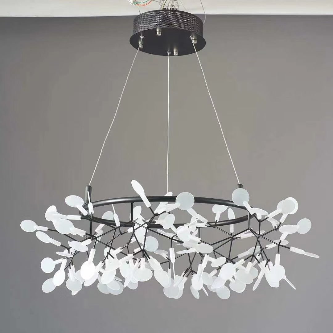 Black Big O Firefly LED Chandelier - Blowlighting