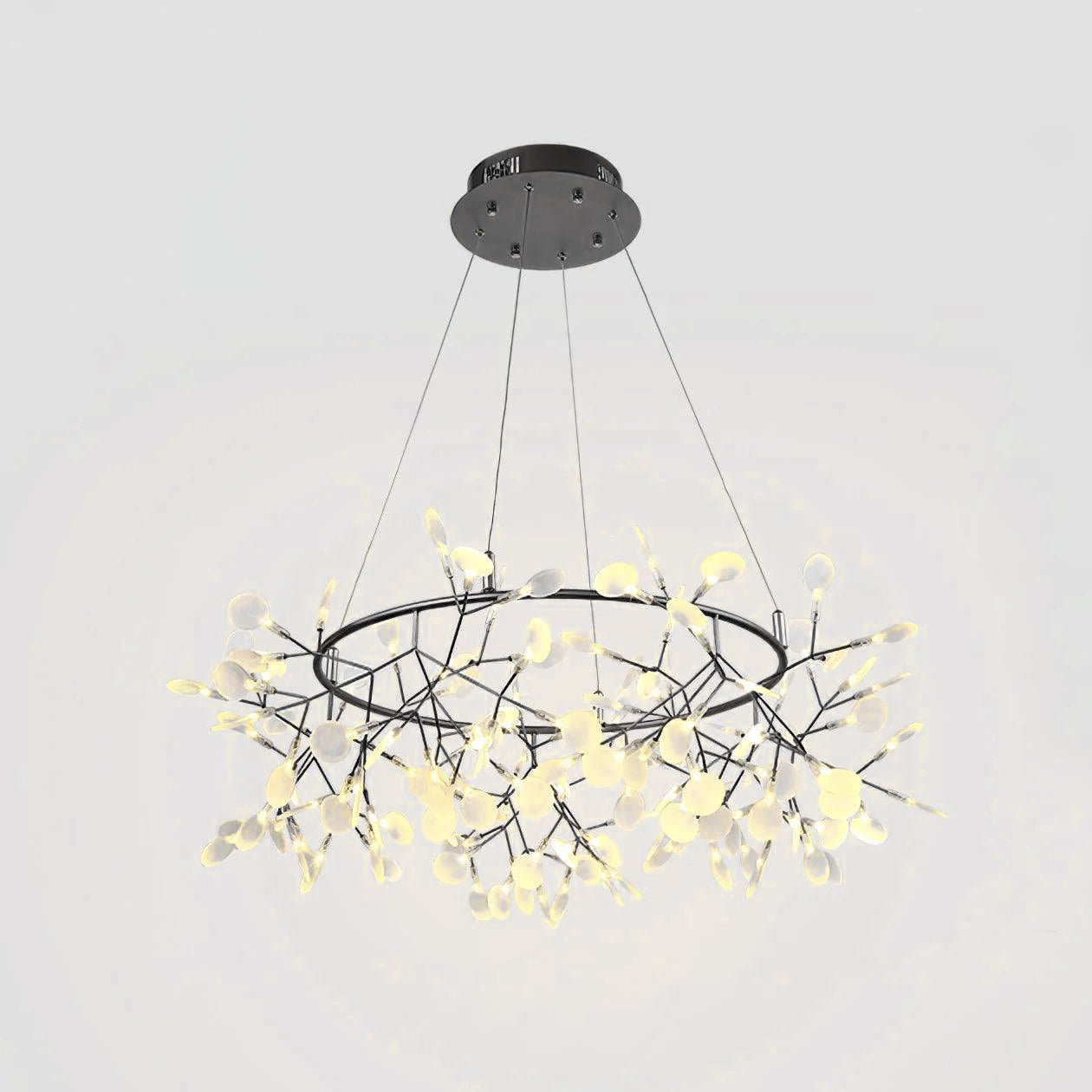 Black Big O Firefly LED Chandelier - Blowlighting