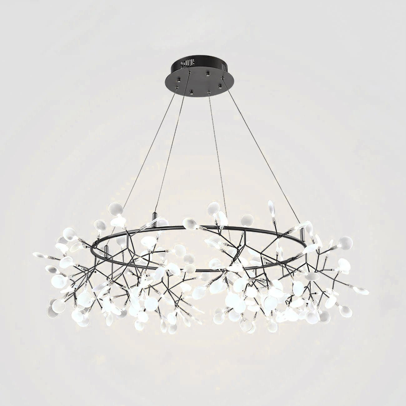 Black Big O Firefly LED Chandelier - Blowlighting