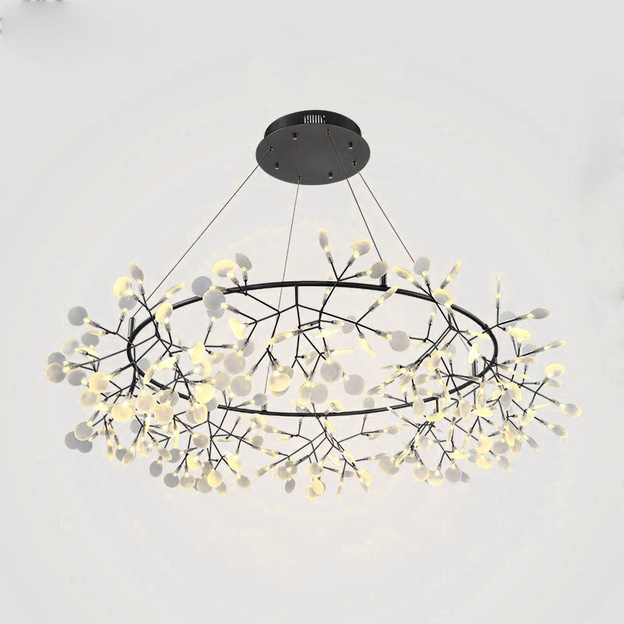 Black Big O Firefly LED Chandelier - Blowlighting