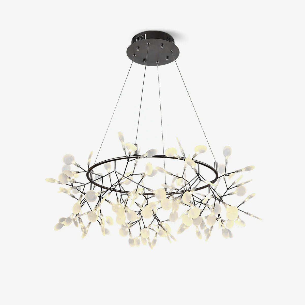 Black Big O Firefly LED Chandelier - Blowlighting