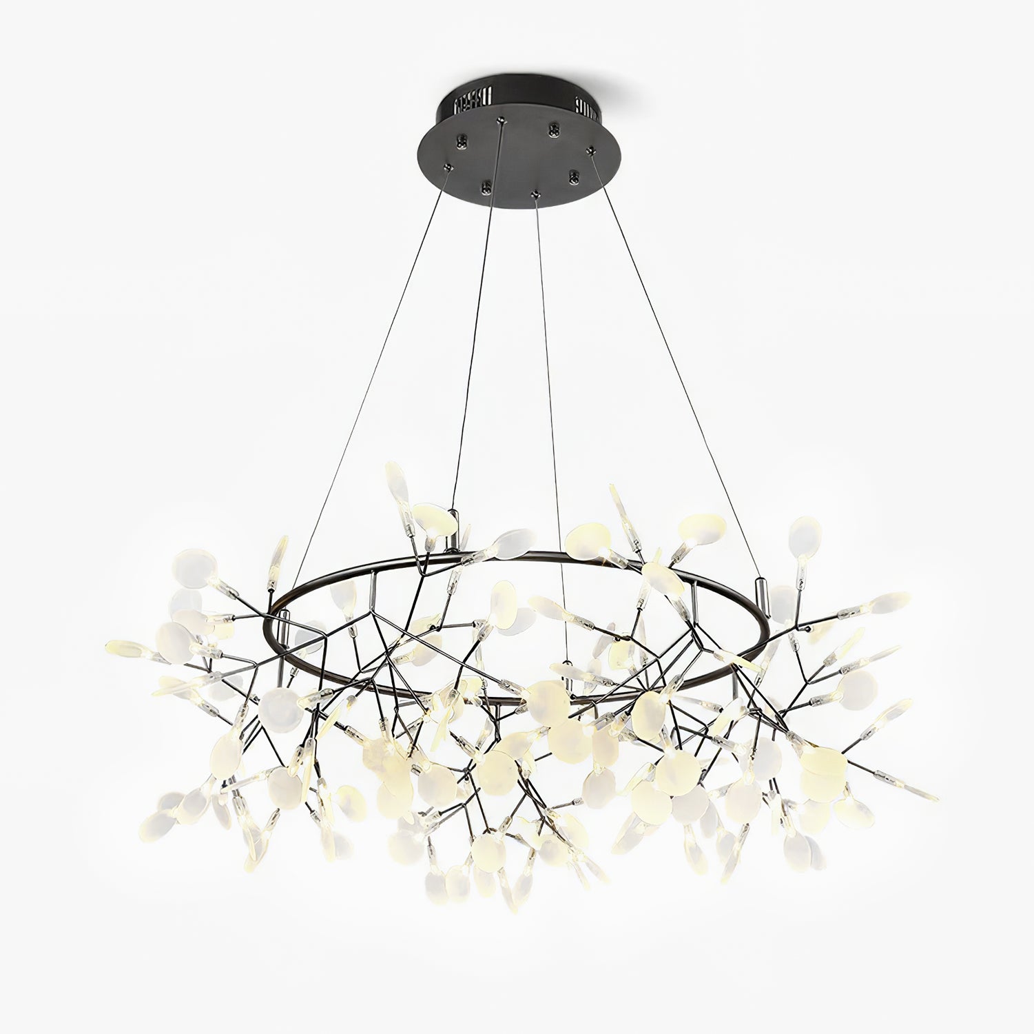 Black Big O Firefly LED Chandelier - Blowlighting