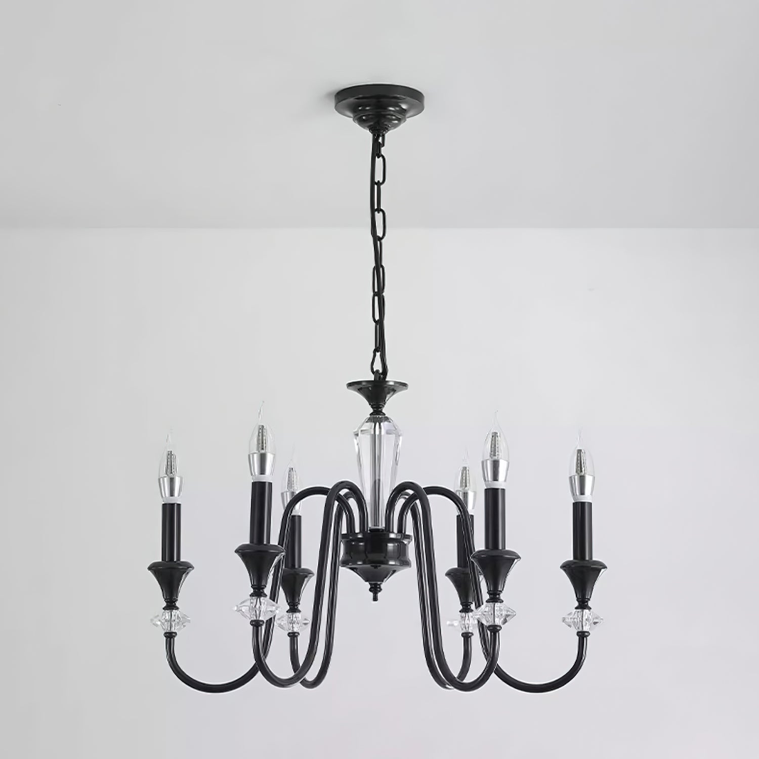 Noir Candelabra Chandelier - Blowlighting