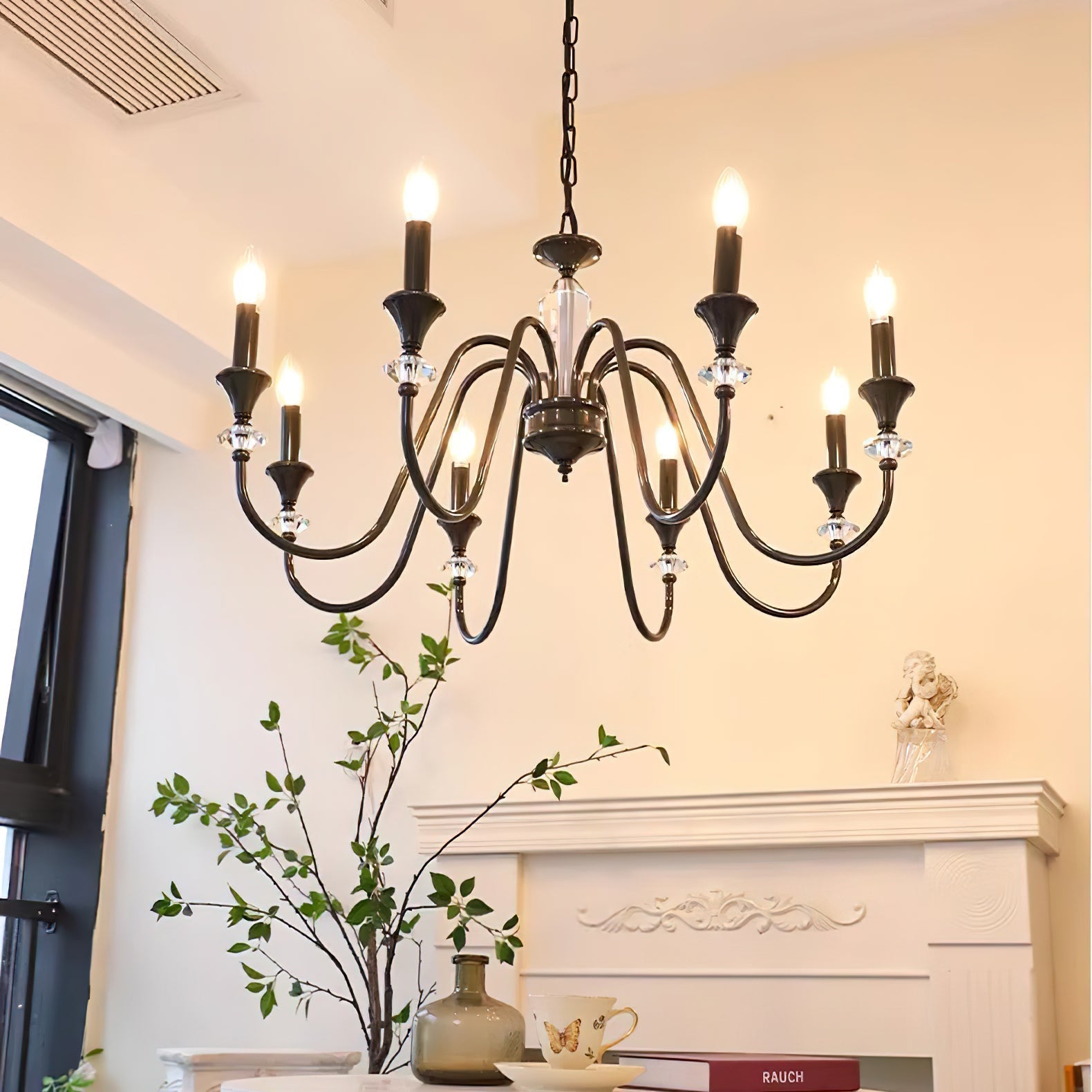 Noir Candelabra Chandelier - Blowlighting