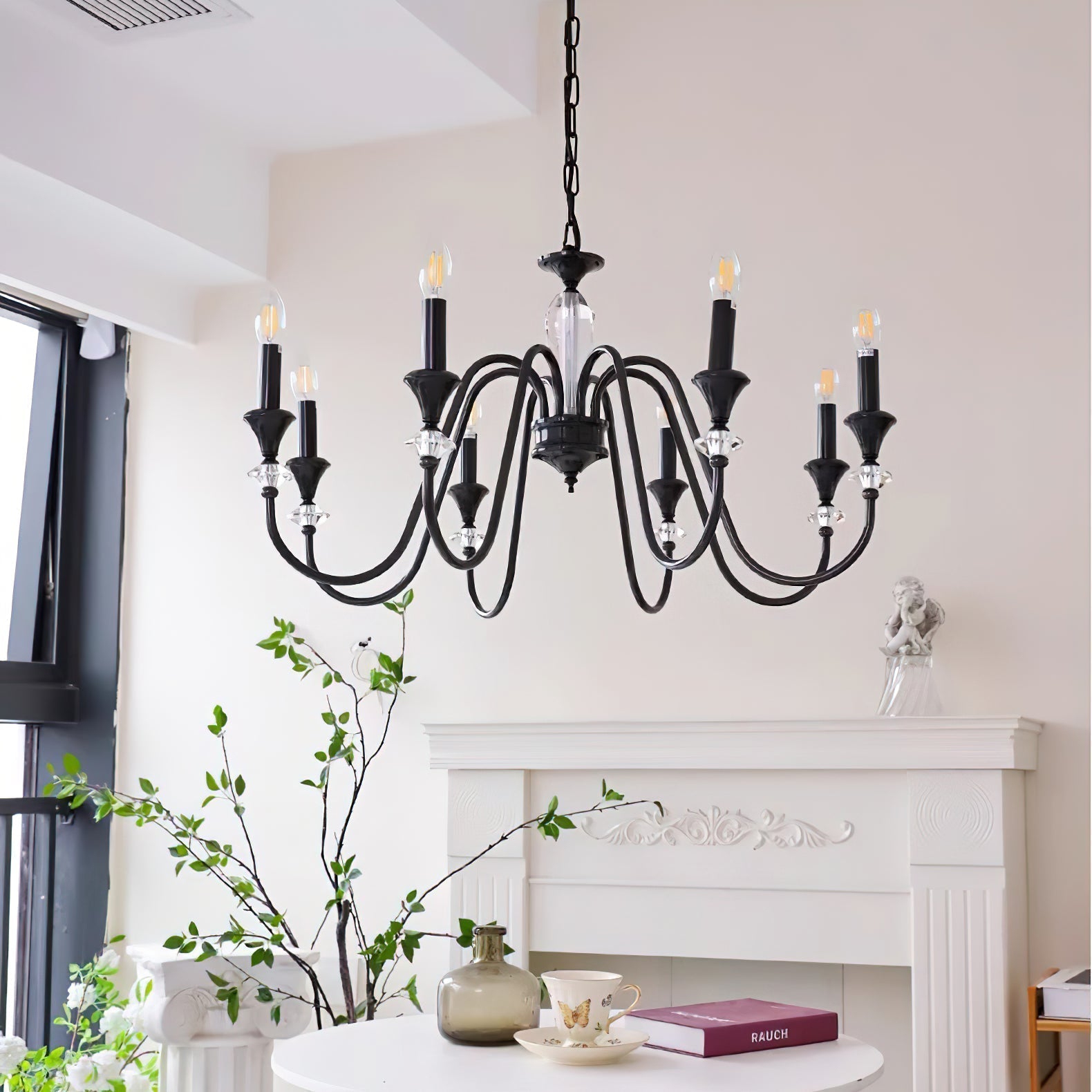 Noir Candelabra Chandelier - Blowlighting