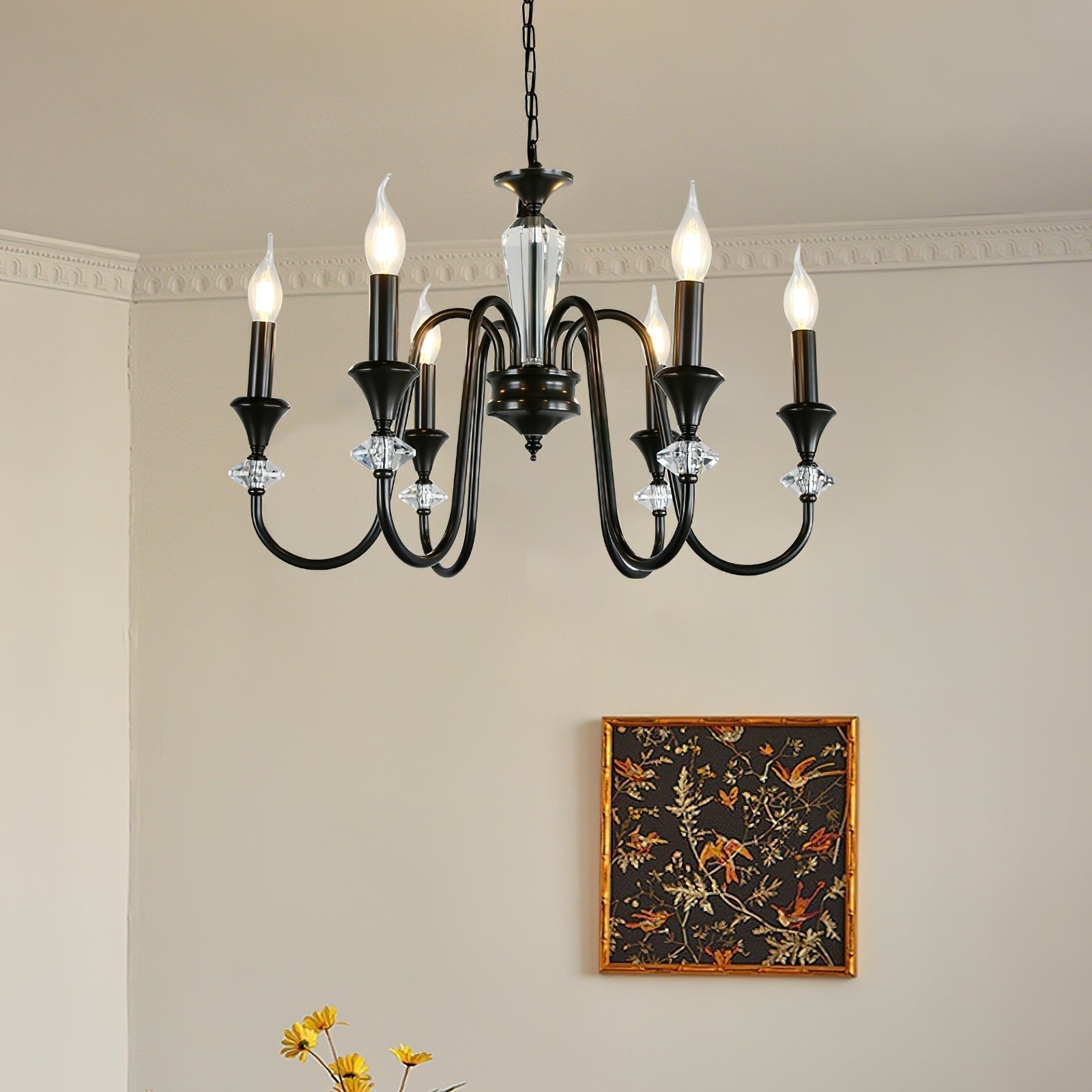 Noir Candelabra Chandelier - Blowlighting