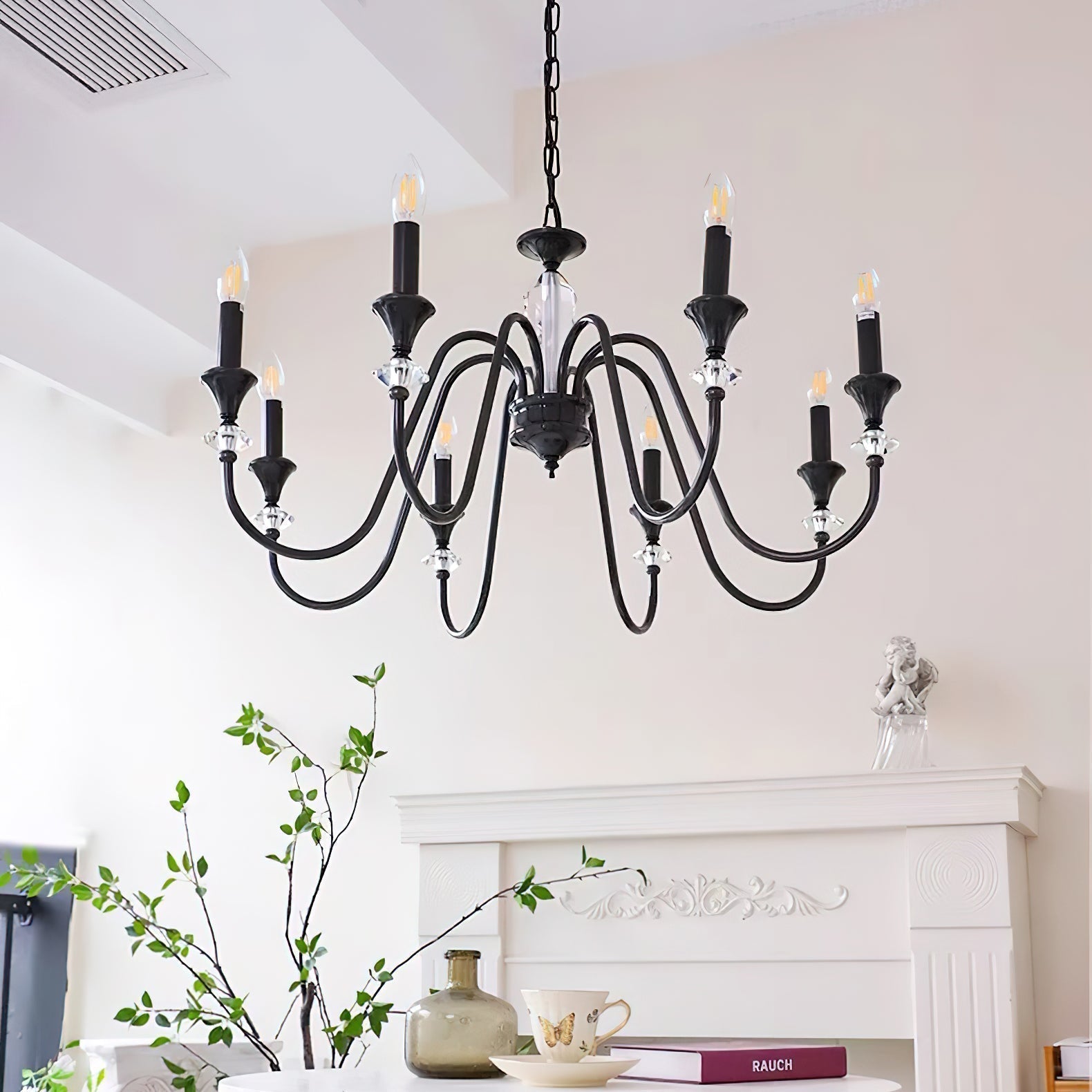 Noir Candelabra Chandelier - Blowlighting