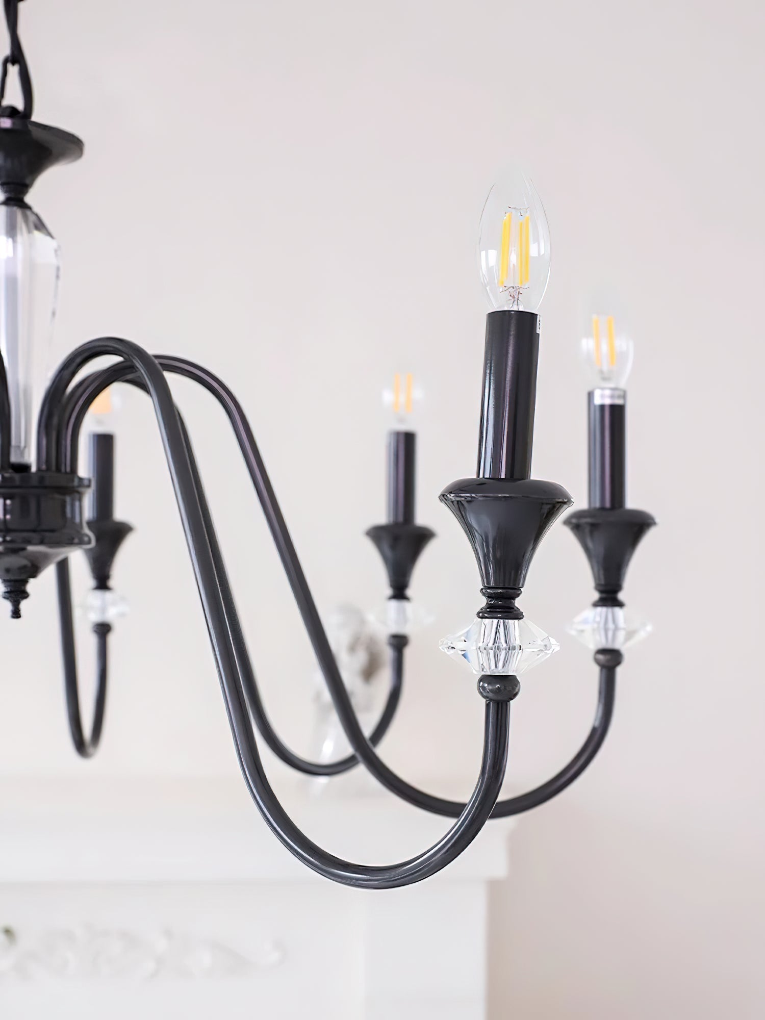 Noir Candelabra Chandelier - Blowlighting