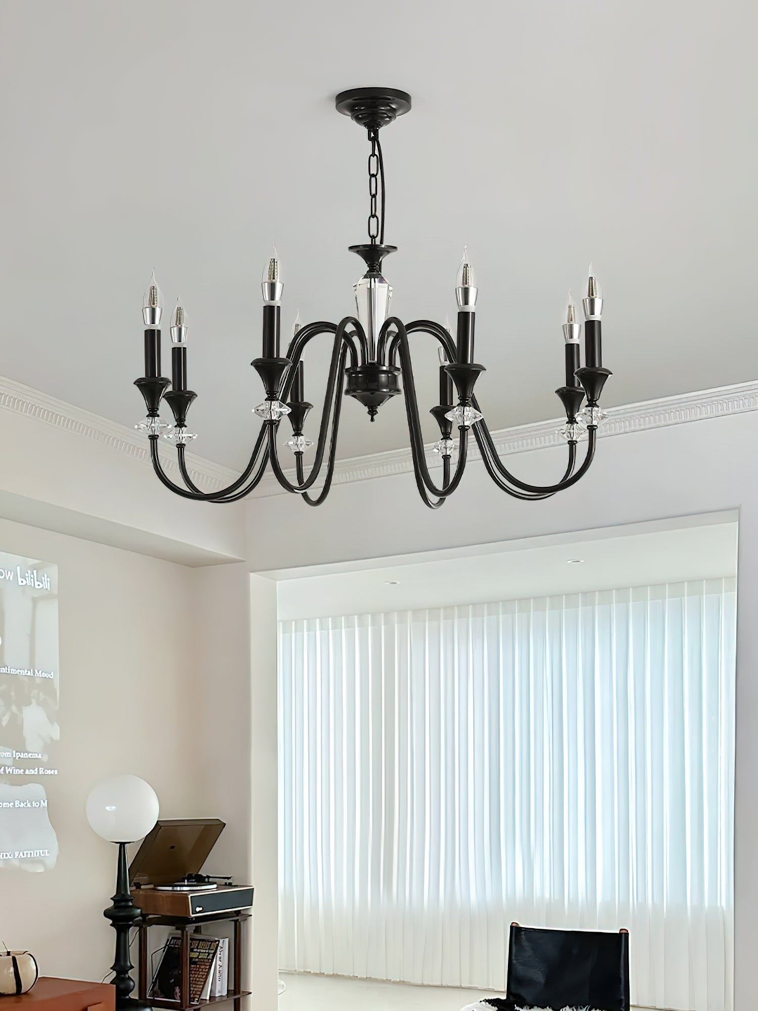 Noir Candelabra Chandelier - Blowlighting
