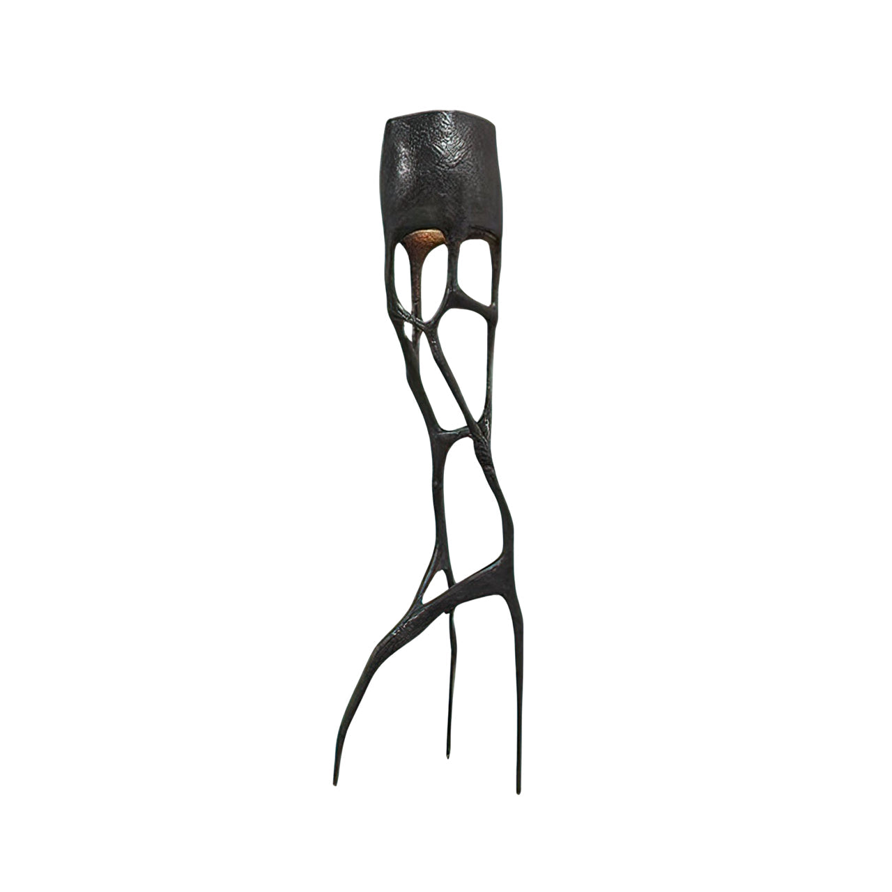Black Tree Sculpture Floor Lamp - Lamp Copper