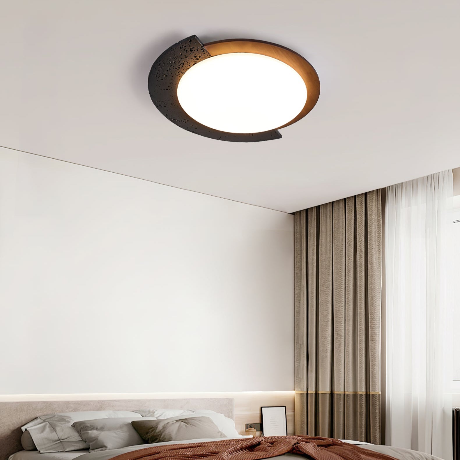Ulvinor Asymmetrical Travertine Ceiling Light - Neutralighting