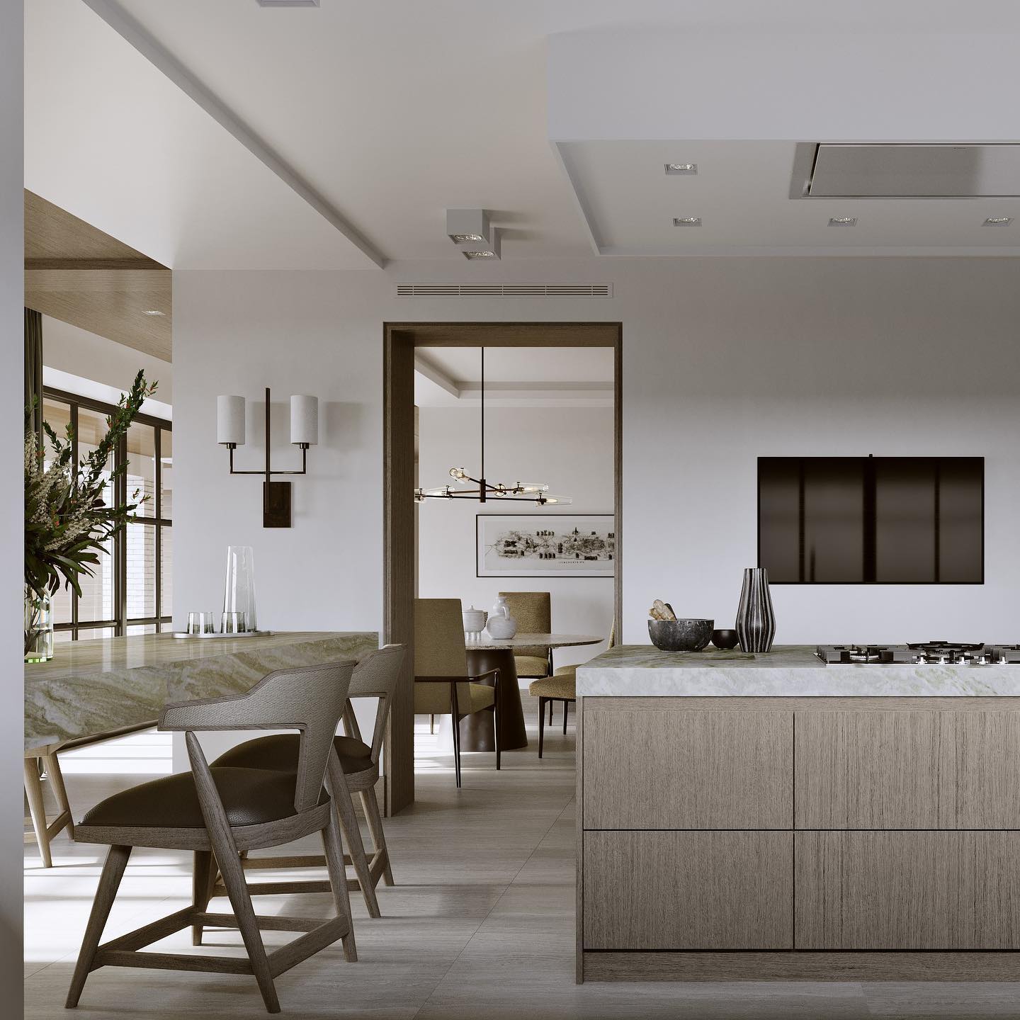 Qvistuvyj Modern Minimalist Metal Fabric Wall Lamp - Lamp Copper