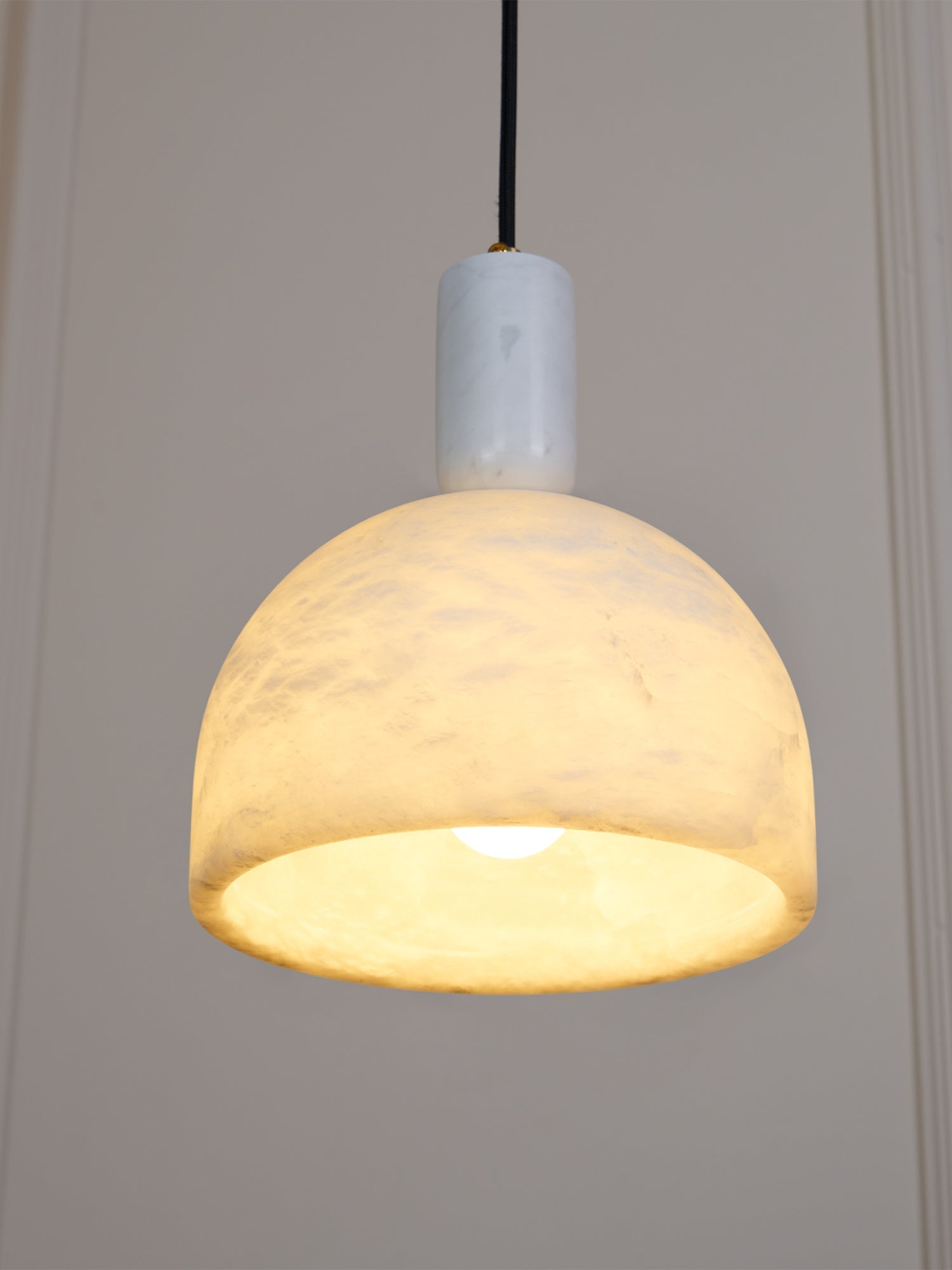 Ulcaris Modern Minimalist Alabaster Pendnat Light - Lamp Copper