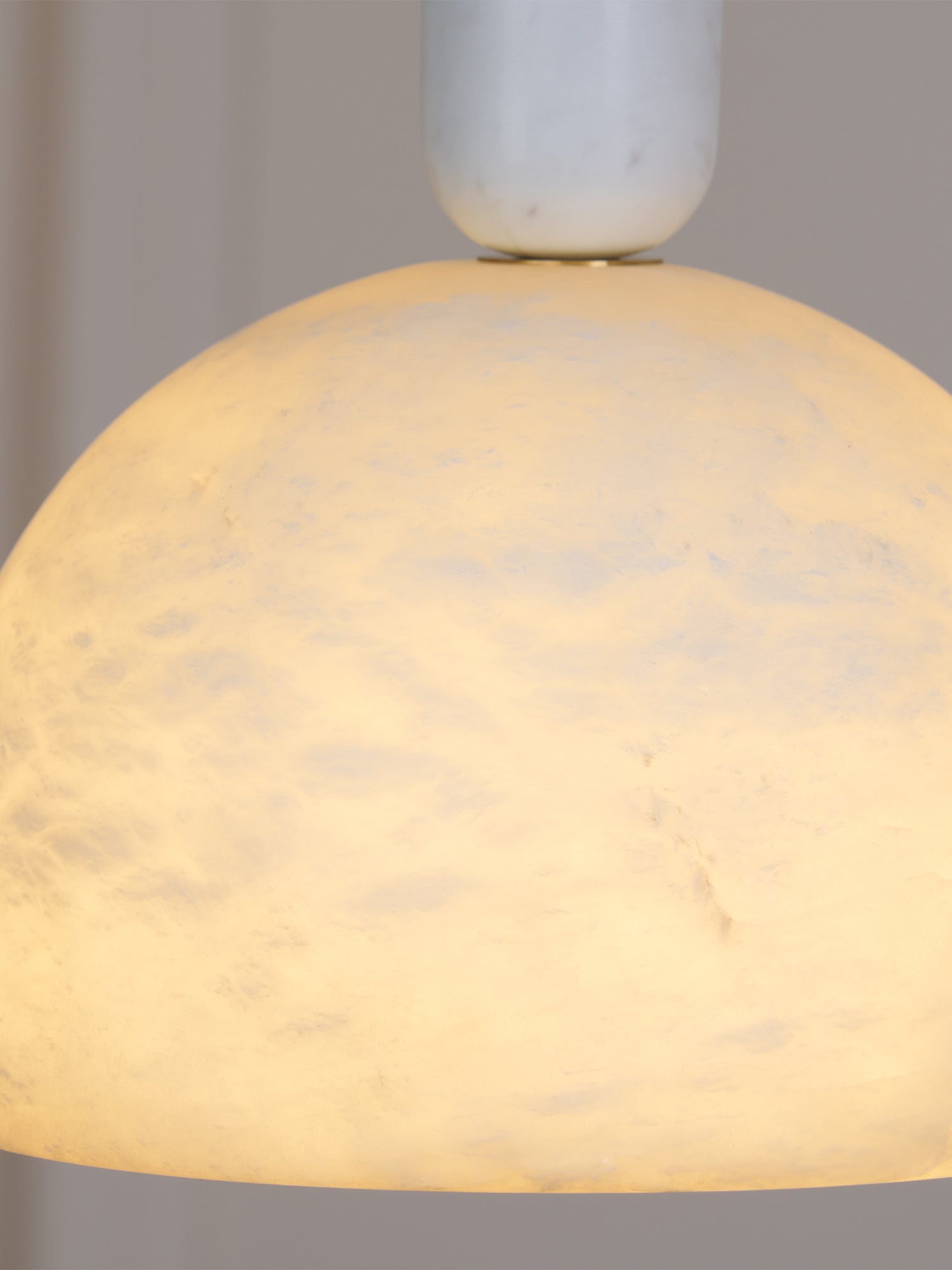 Ulcaris Modern Minimalist Alabaster Pendnat Light - Lamp Copper