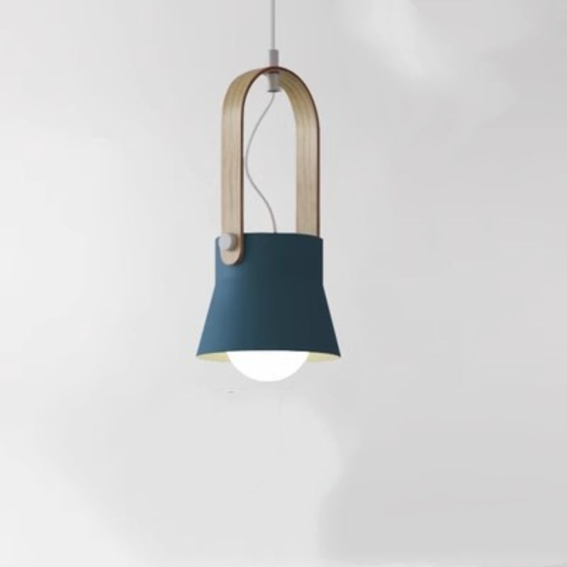 Valentina Vintage Metallo/Legno Sospensione Nero/Arancia/Grigio/Blu/Verde Soggiorno