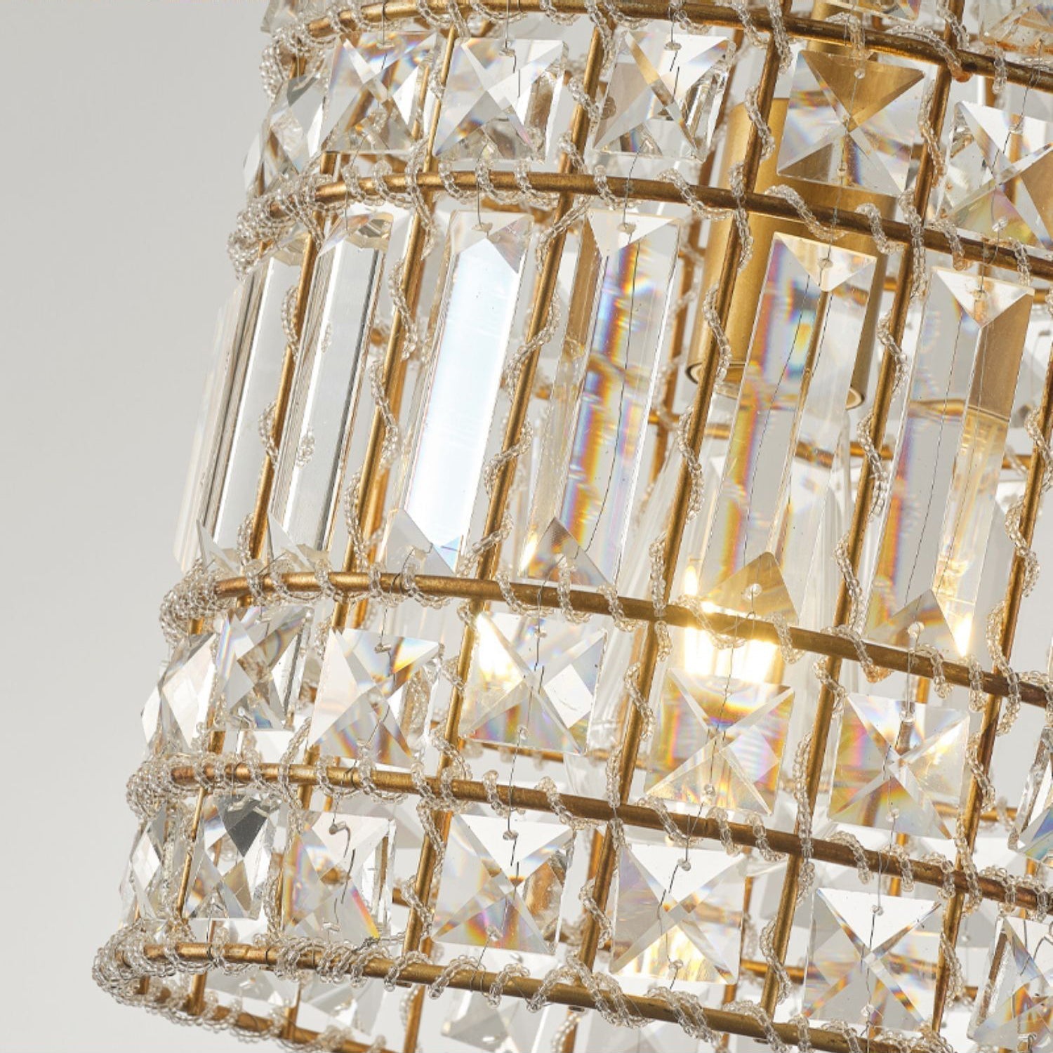 Sifuvyj Postmodern Luxury Crystal Pendant Lamp - Lamp Copper