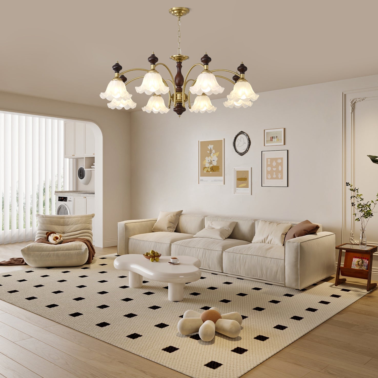 Blossom Flowers Chandelier - Blowlighting