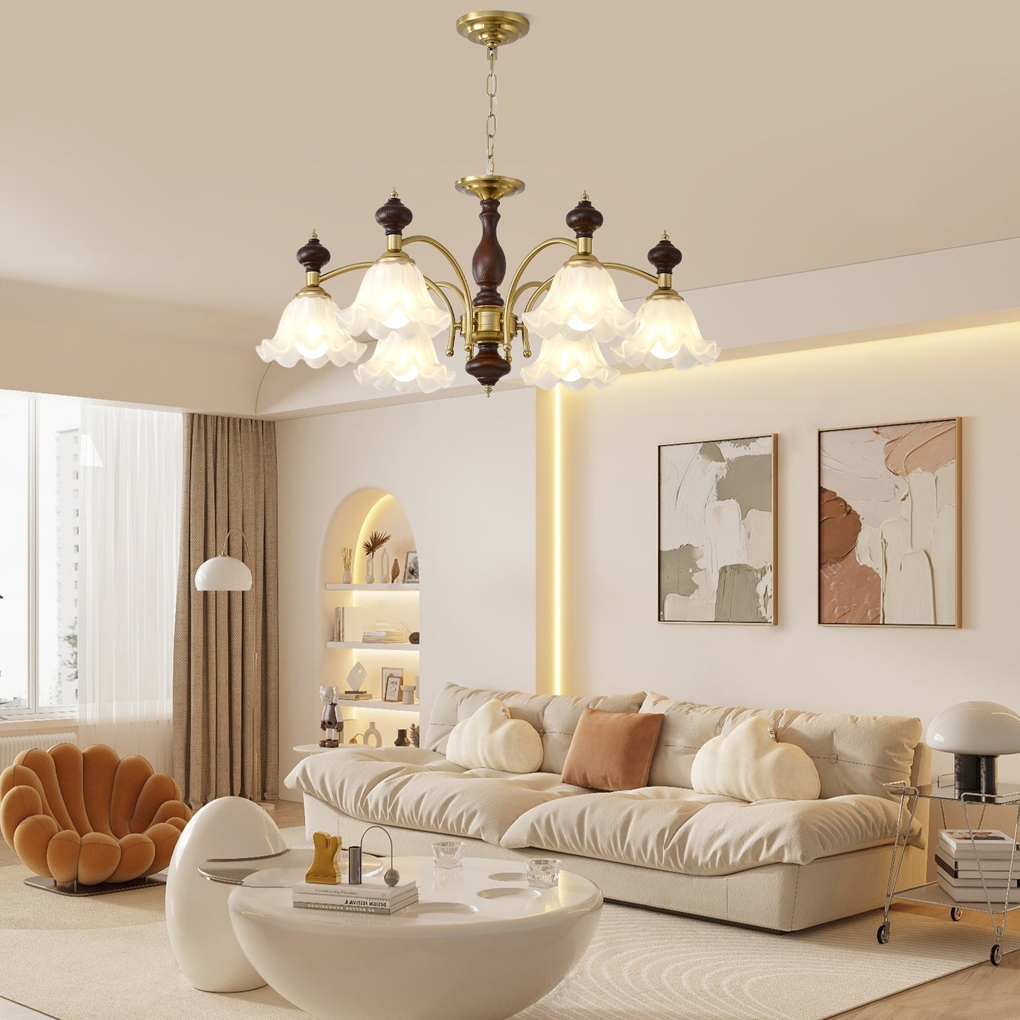 Blossom Flowers Chandelier - Blowlighting