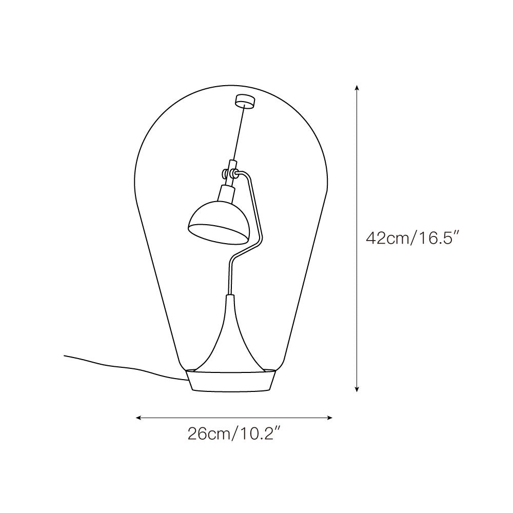 Blow Table Lamp - Lamp Copper
