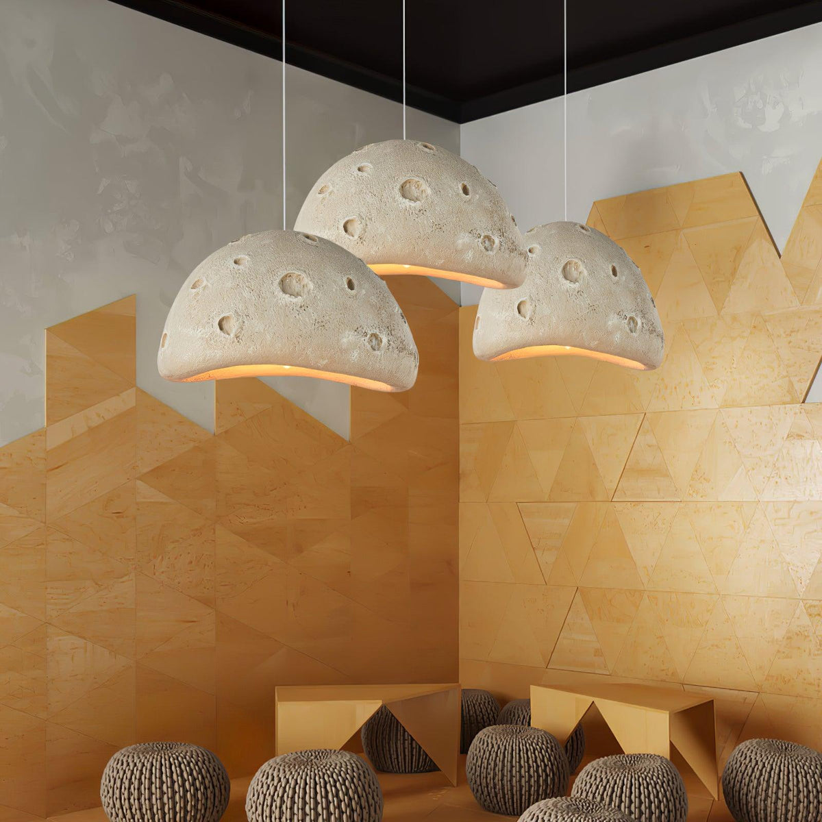 Mydorel Modern Minimalist Planet Metal Plastic Pendant Lamp - Blowlighting