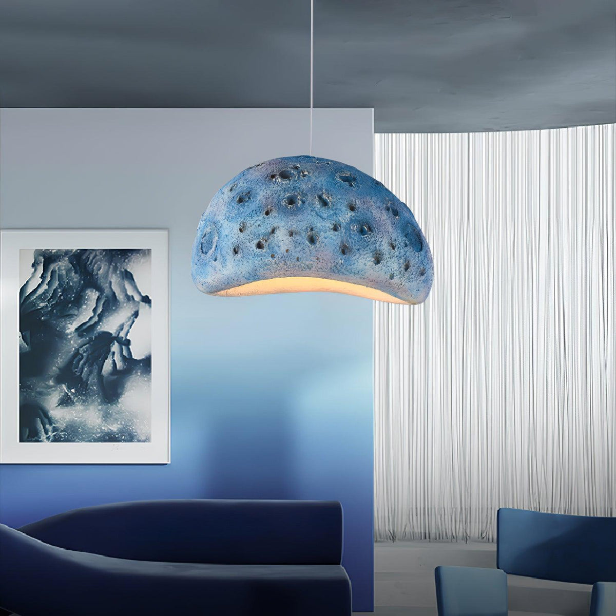 Mydorel Modern Minimalist Planet Metal Plastic Pendant Lamp - Blowlighting
