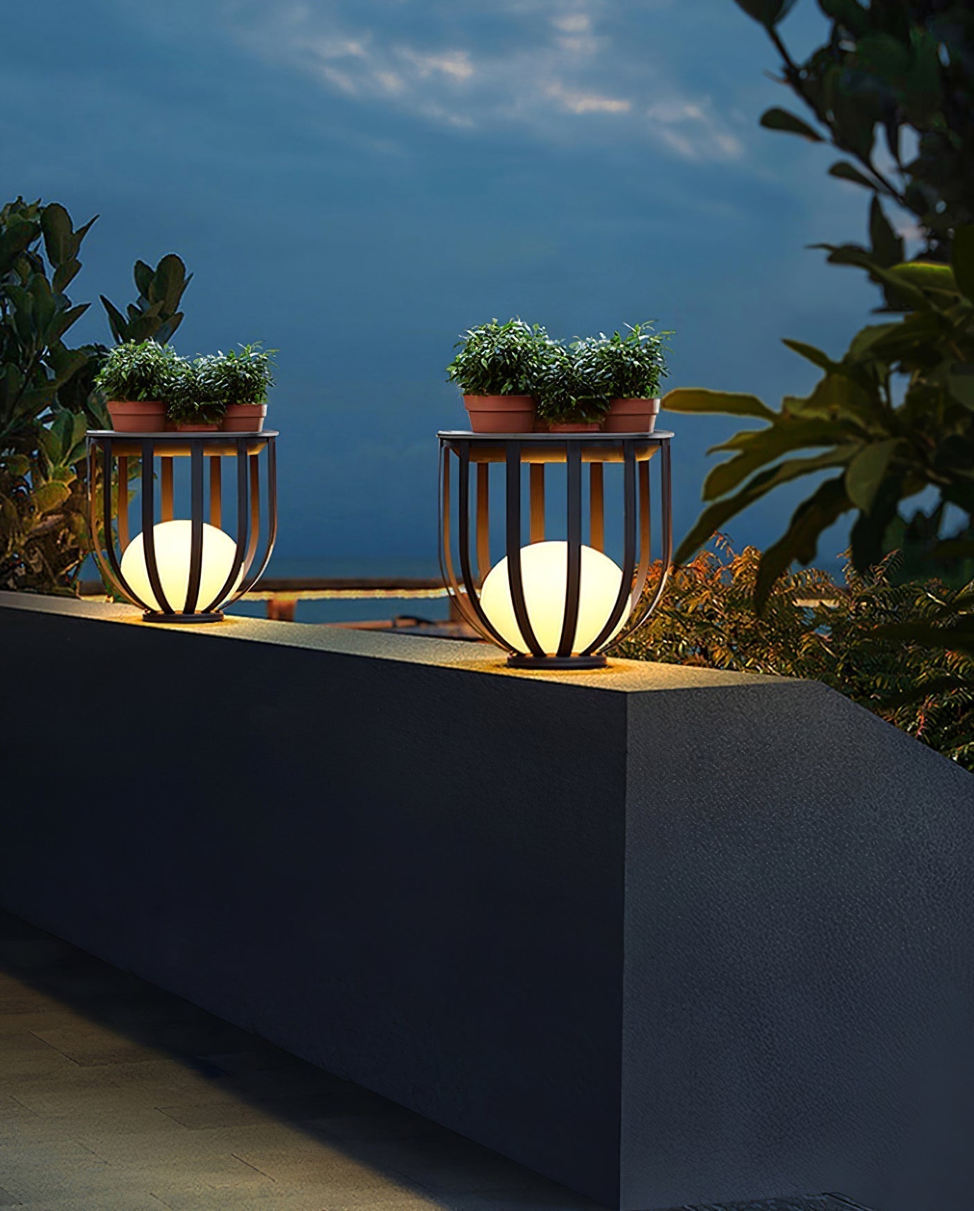 Bols Garden Outdoor Lamp - Lamp Copper