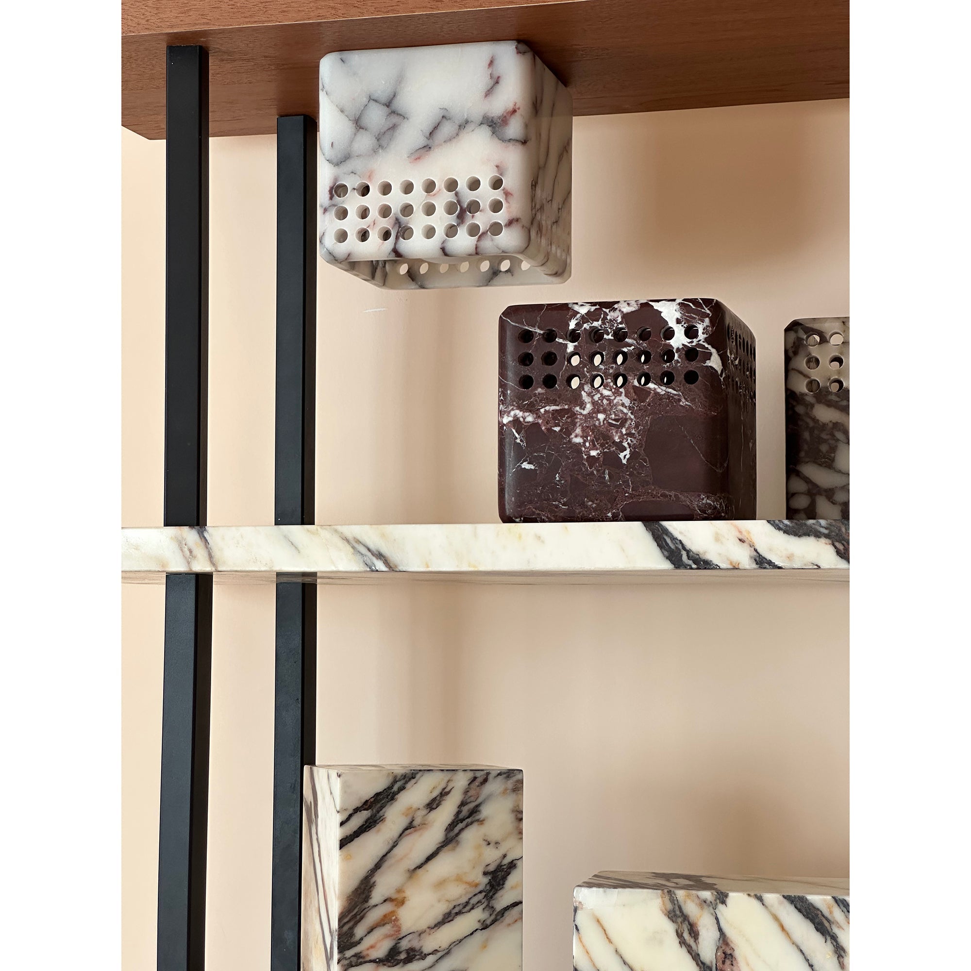 Bond Modern Minimalist Marble Ceiling Lamp - Lamp Copper