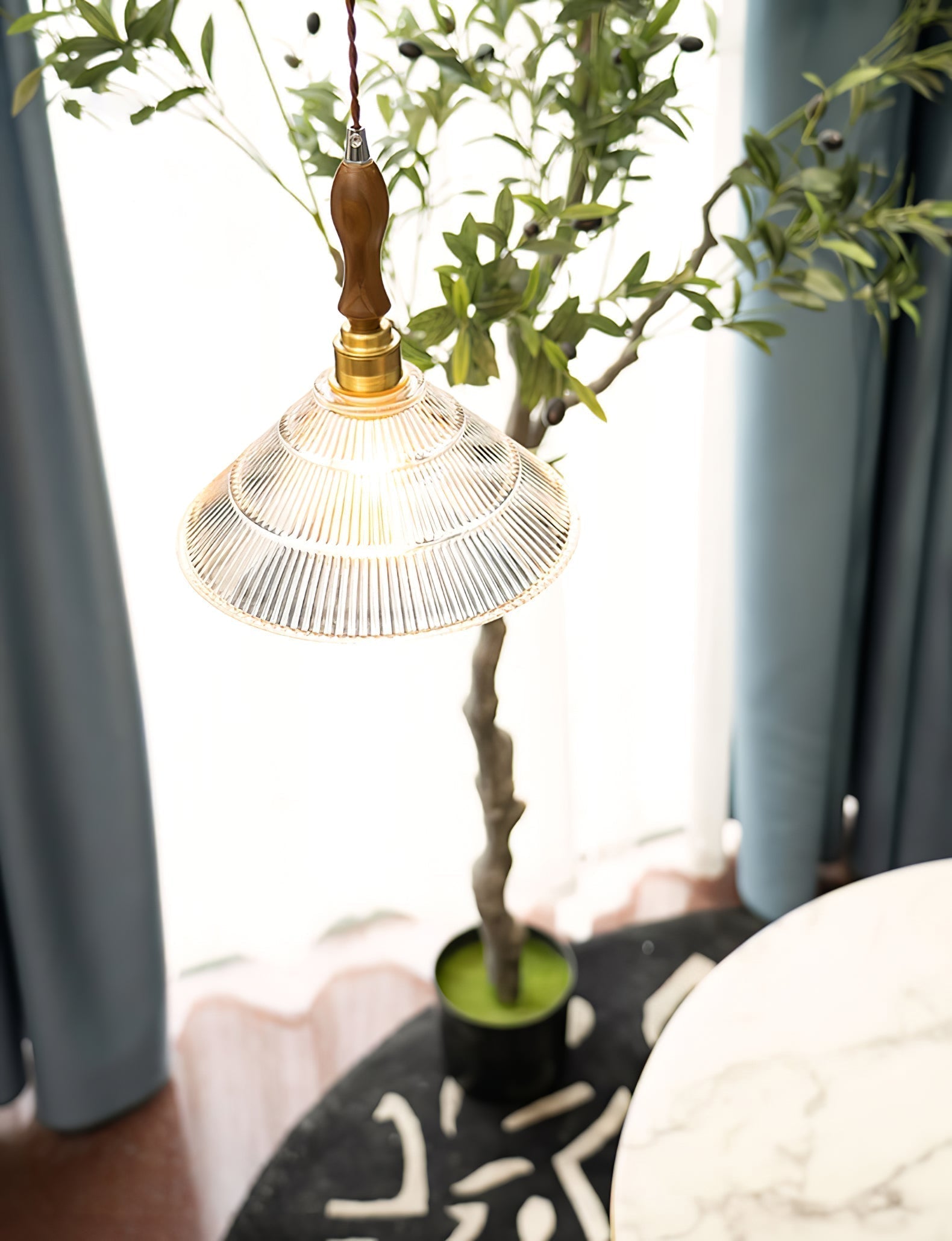 Vintage Ripple Pendant Lamp - Blowlighting