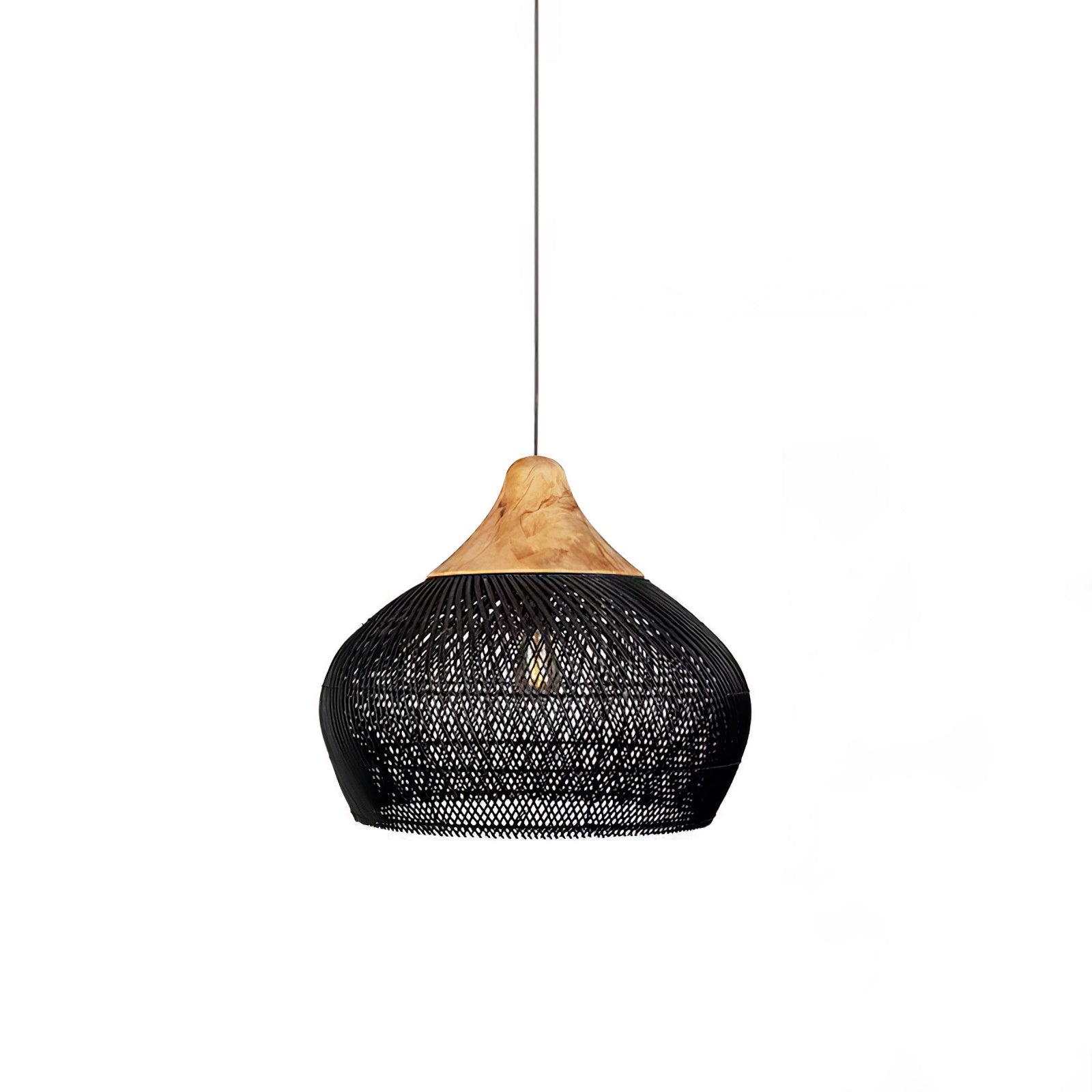 Braided Rattan Pendant Lamp - Blowlighting