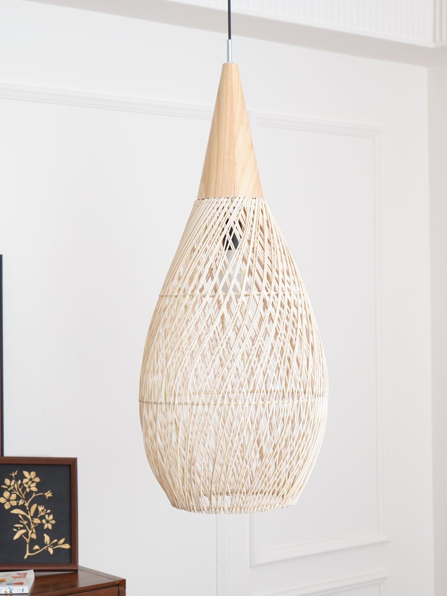 Braided Rattan Pendant Lamp - Blowlighting
