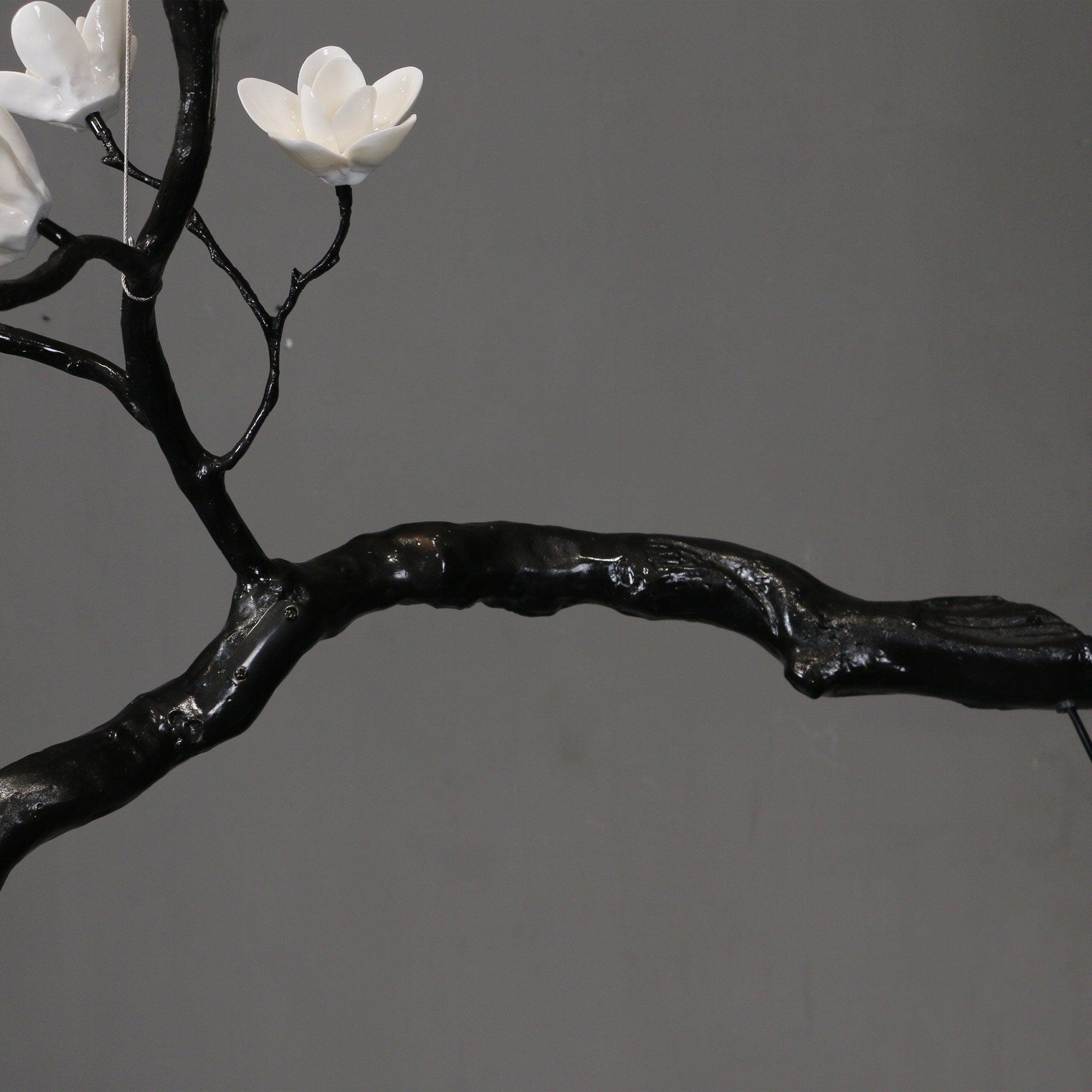 Aurora Chandelier Branch Floral Organic - Blowlighting