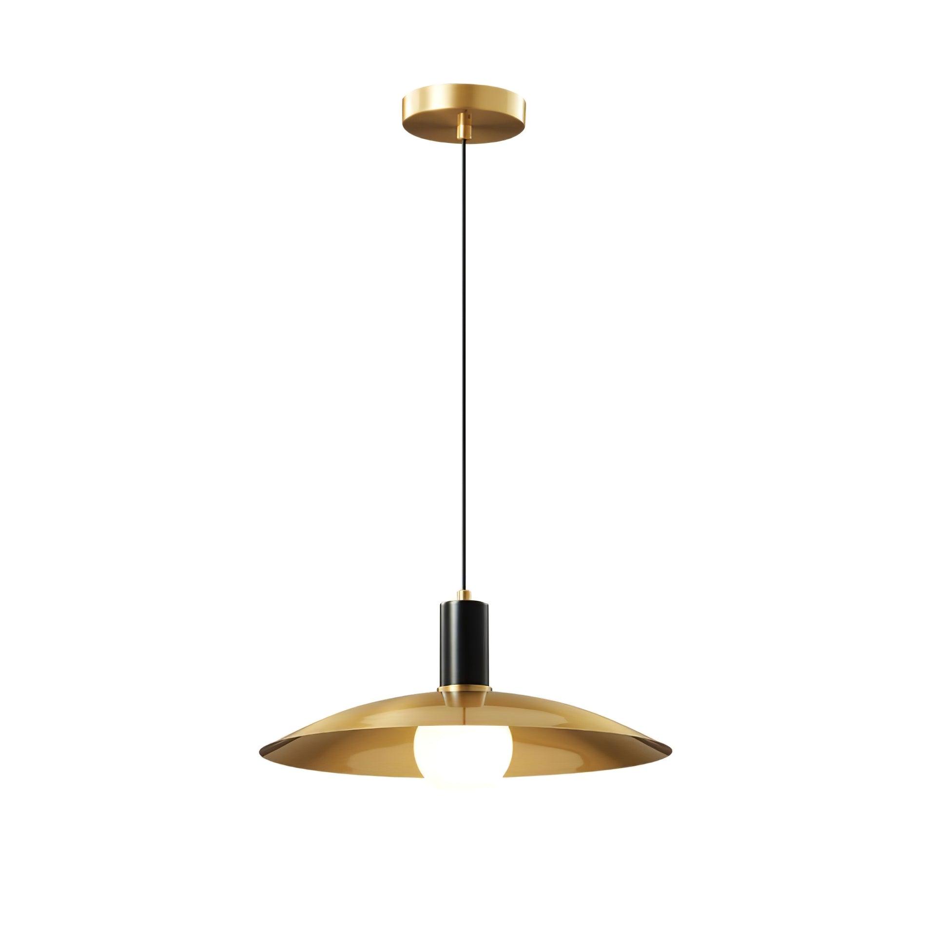 Brass Flared Pendant Lamp - Blowlighting
