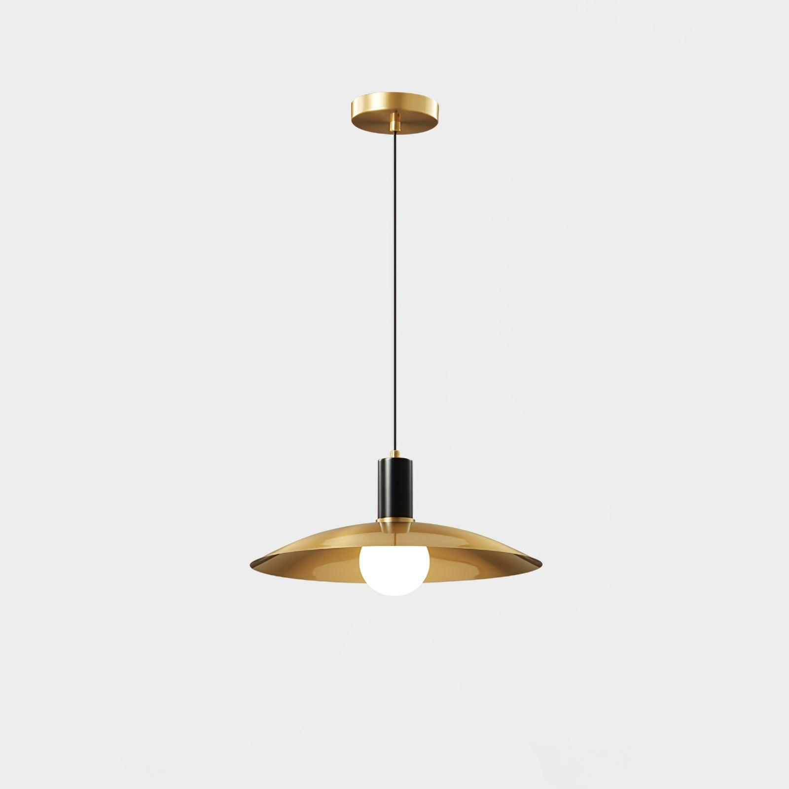 Brass Flared Pendant Lamp - Blowlighting