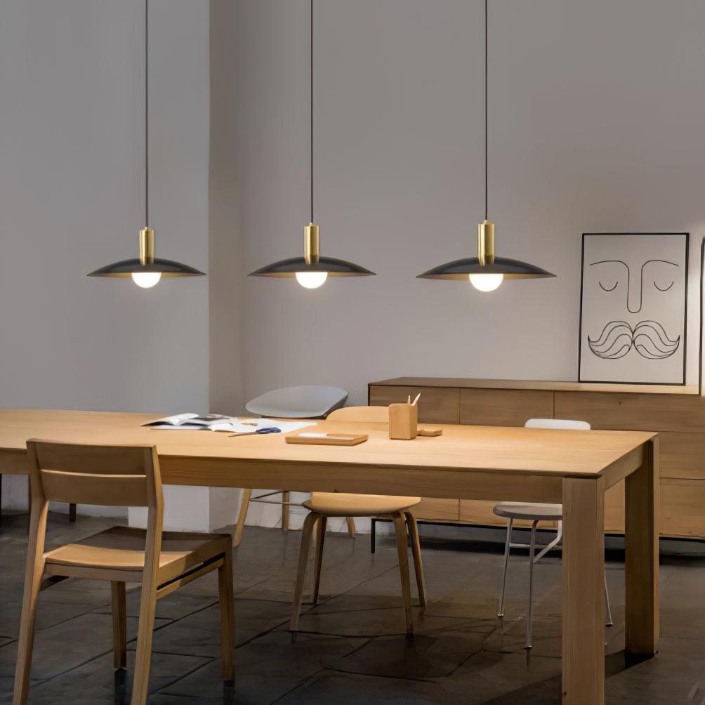 Brass Flared Pendant Lamp - Blowlighting