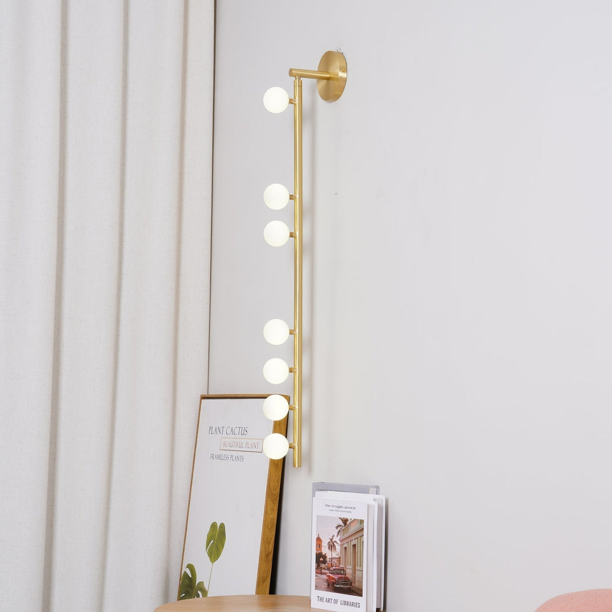 Brass Glass Tube Wall Lamp - Blowlighting