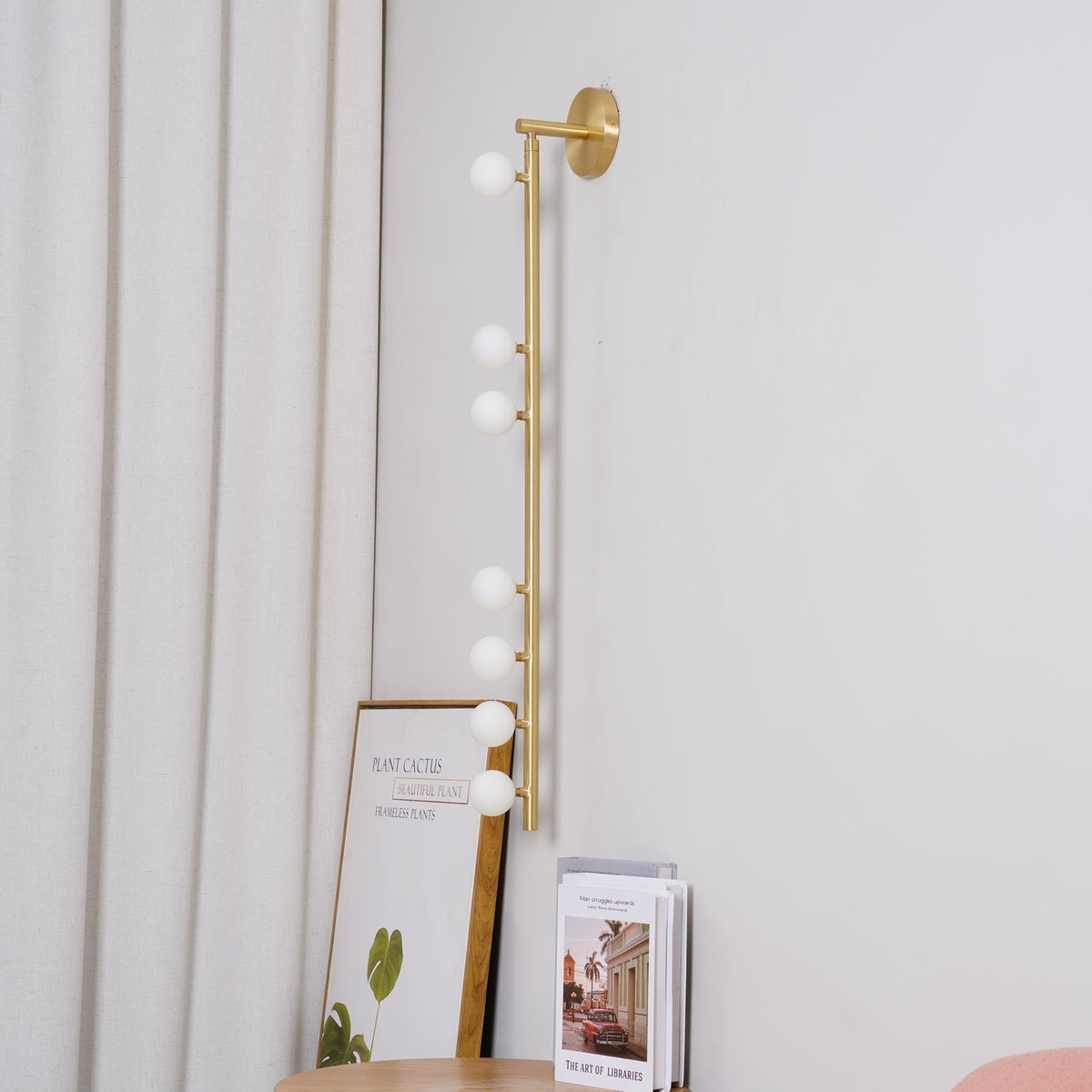 Brass Glass Tube Wall Lamp - Blowlighting