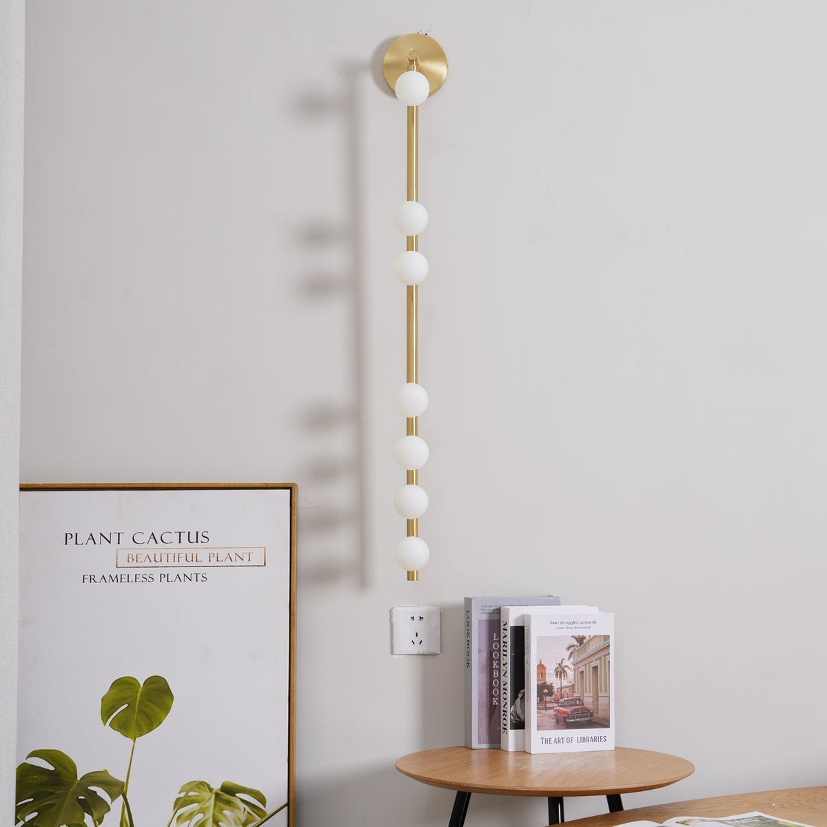 Brass Glass Tube Wall Lamp - Blowlighting