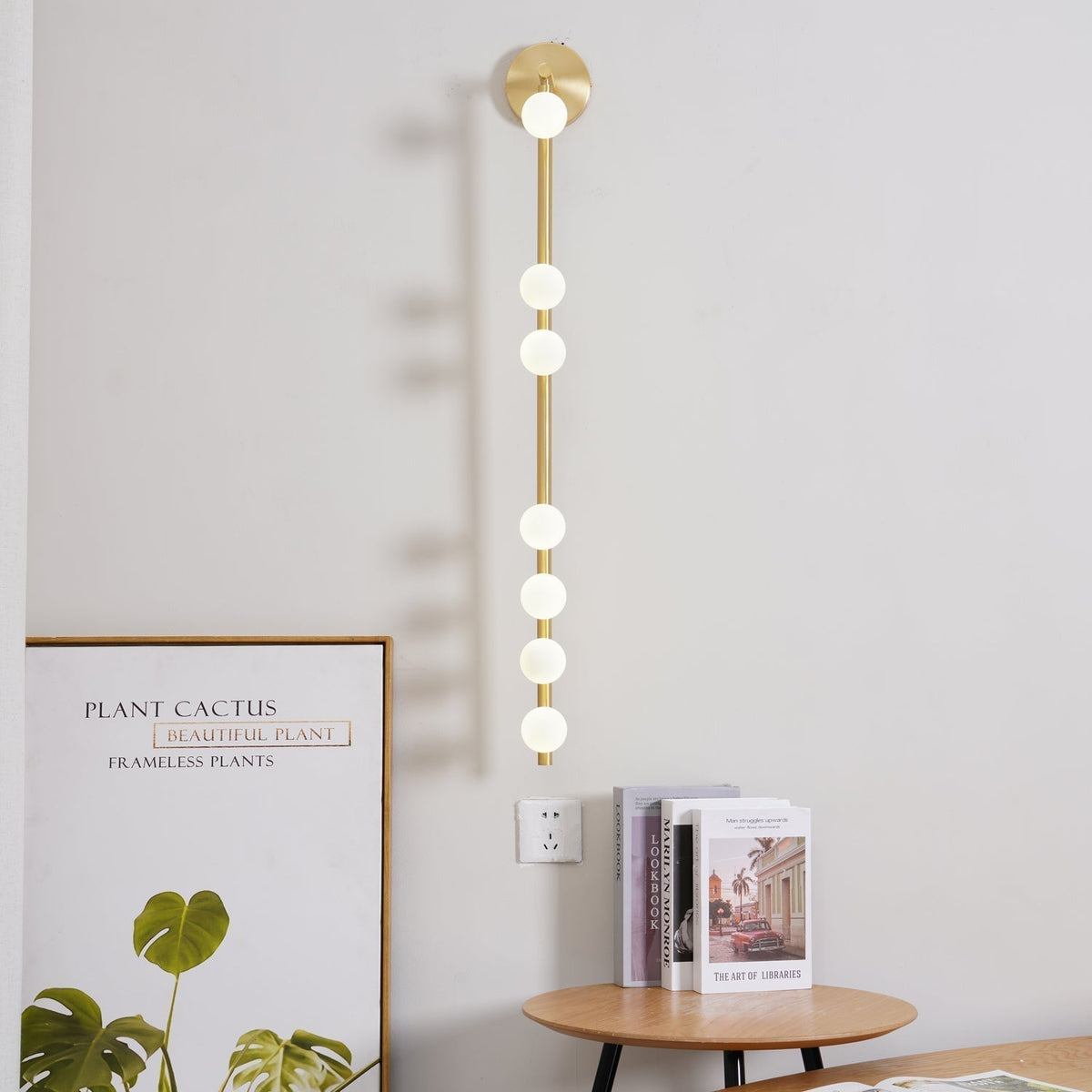 Brass Glass Tube Wall Lamp - Blowlighting