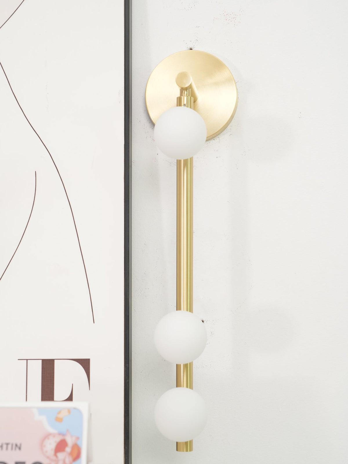 Brass Glass Tube Wall Lamp - Blowlighting