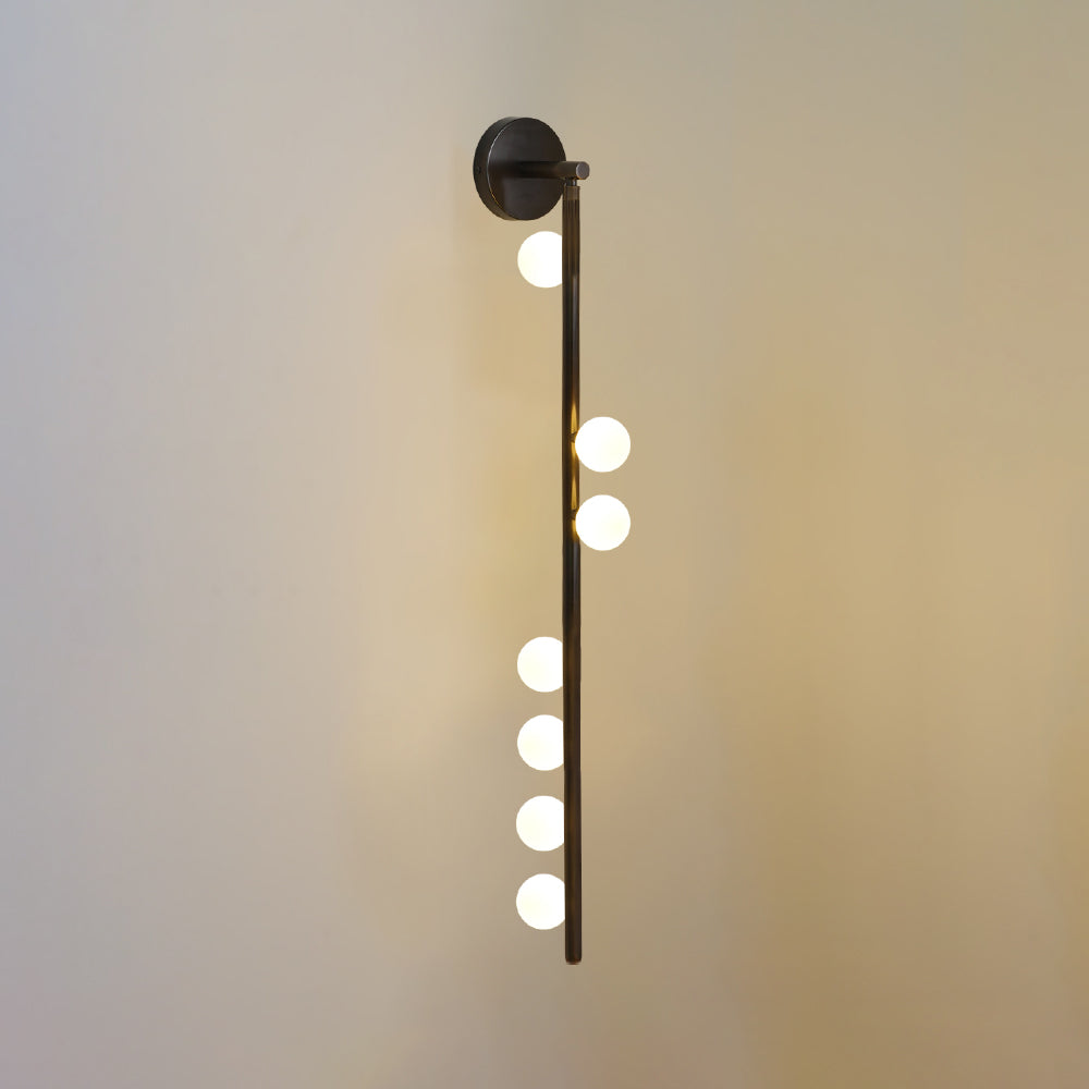 Brass Glass Tube Wall Lamp - Blowlighting