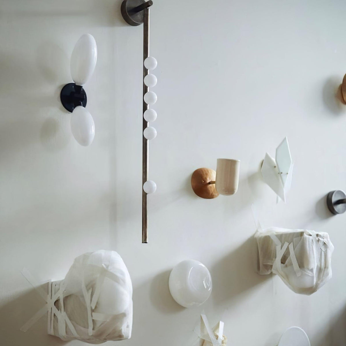 Brass Glass Tube Wall Lamp - Blowlighting