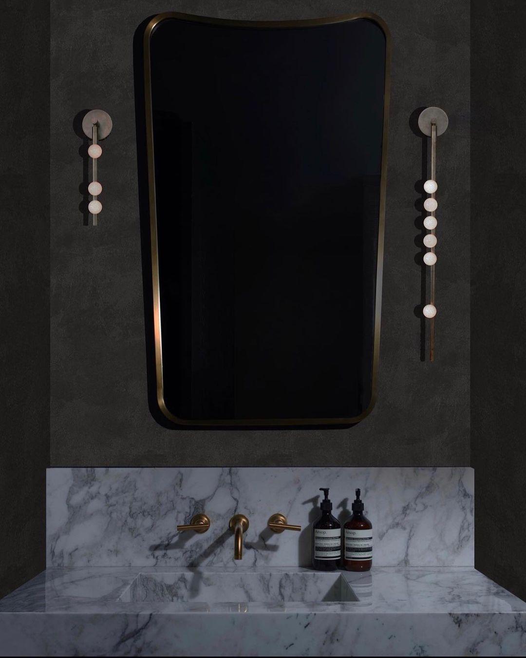 Brass Glass Tube Wall Lamp - Blowlighting