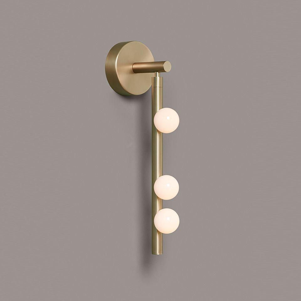Brass Glass Tube Wall Lamp - Blowlighting