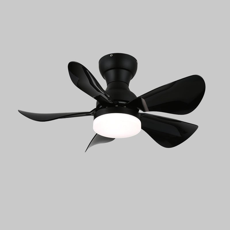 Ventilatore da soffitto Callen con luce effetto legno, con luce accesa
