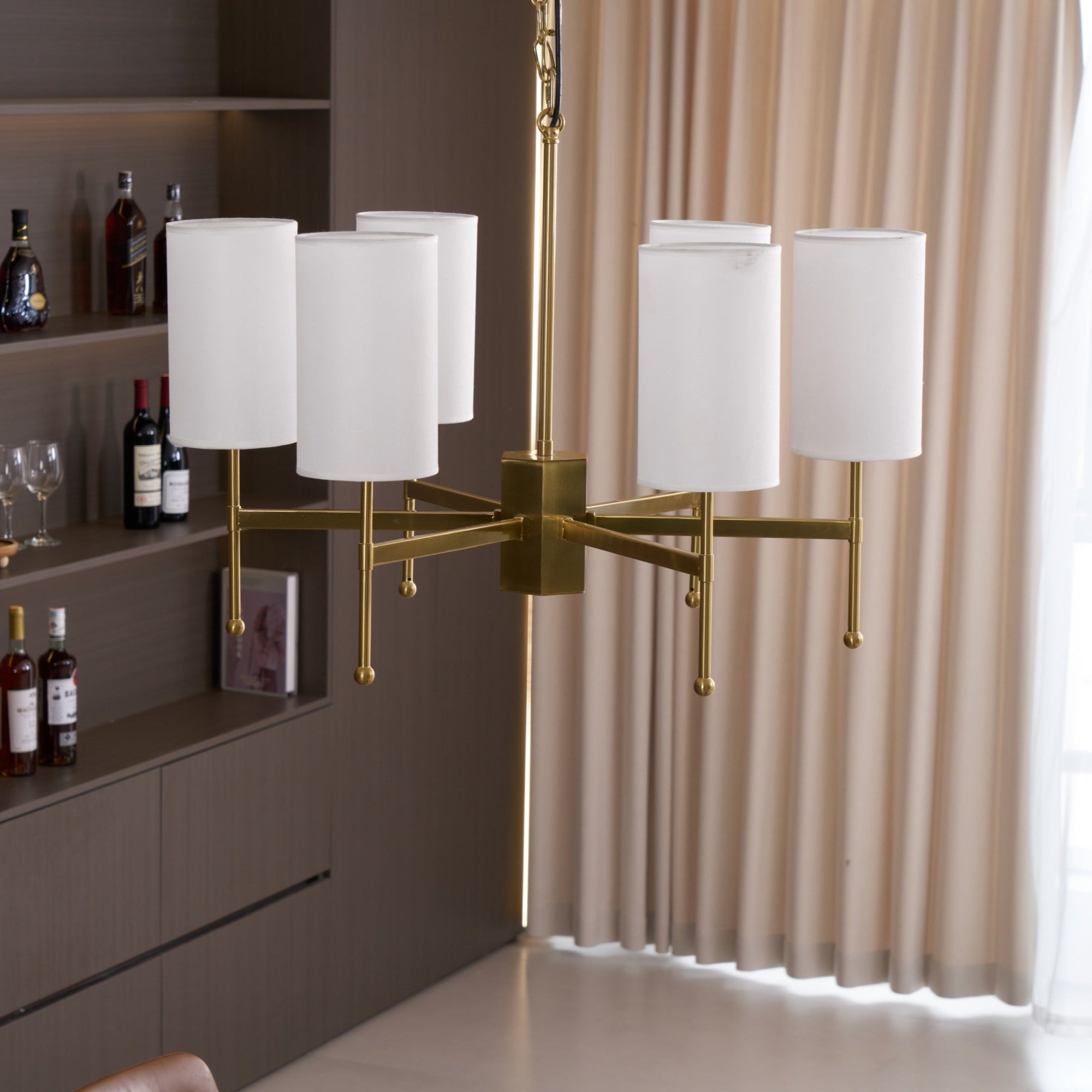 Brilliancess Brass Chandelier - Blowlighting