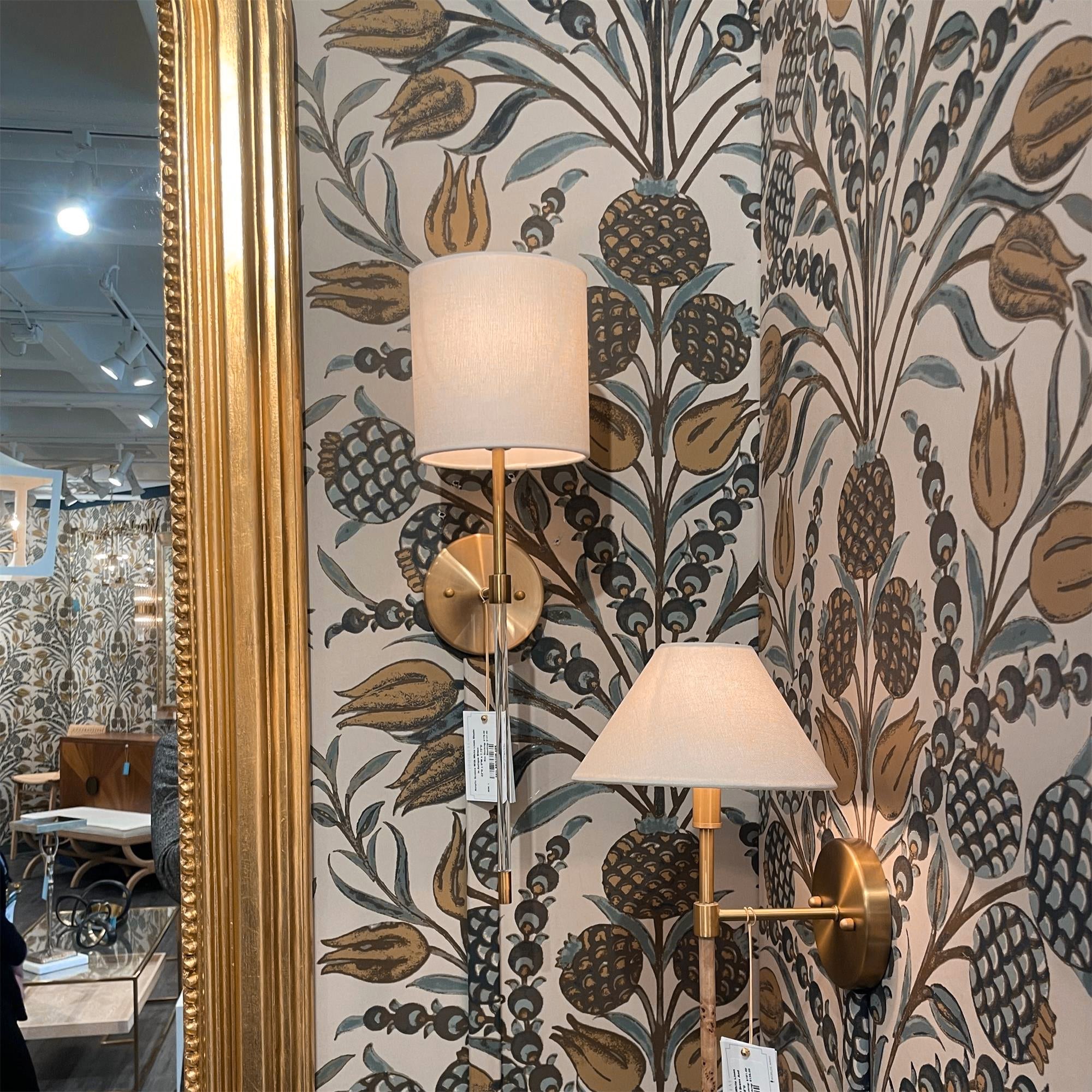 Lumos Premium Modern Minimalist Acrylic Fabric Wall Lamp - Lamp Copper