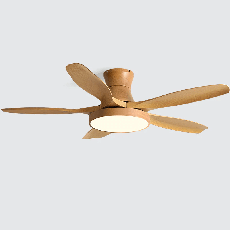 Dettaglio del motore in rame puro e dei componenti interni del ventilatore con luce StillWind.