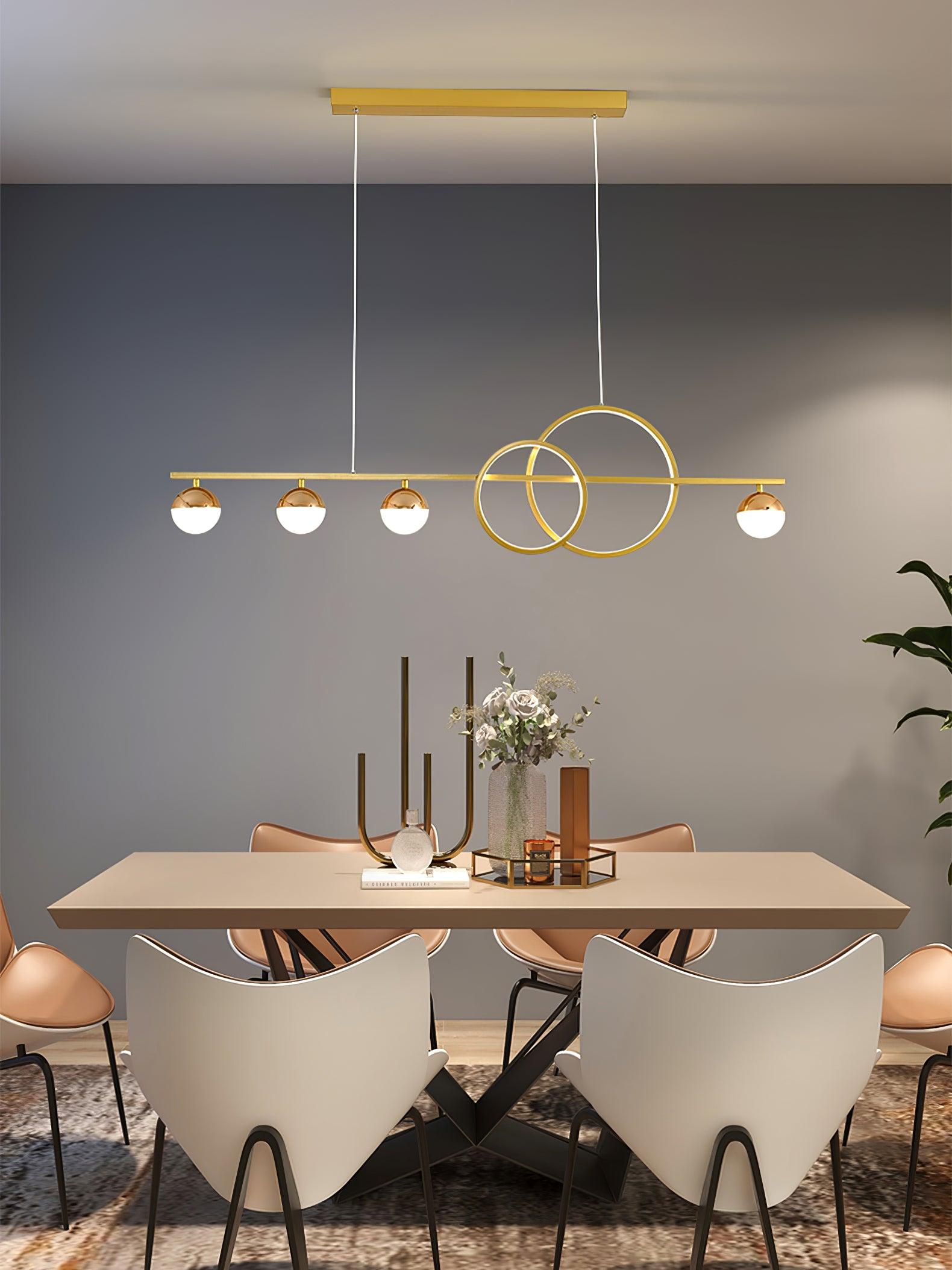 Brooklyn Double Circle Chandelier - Blowlighting